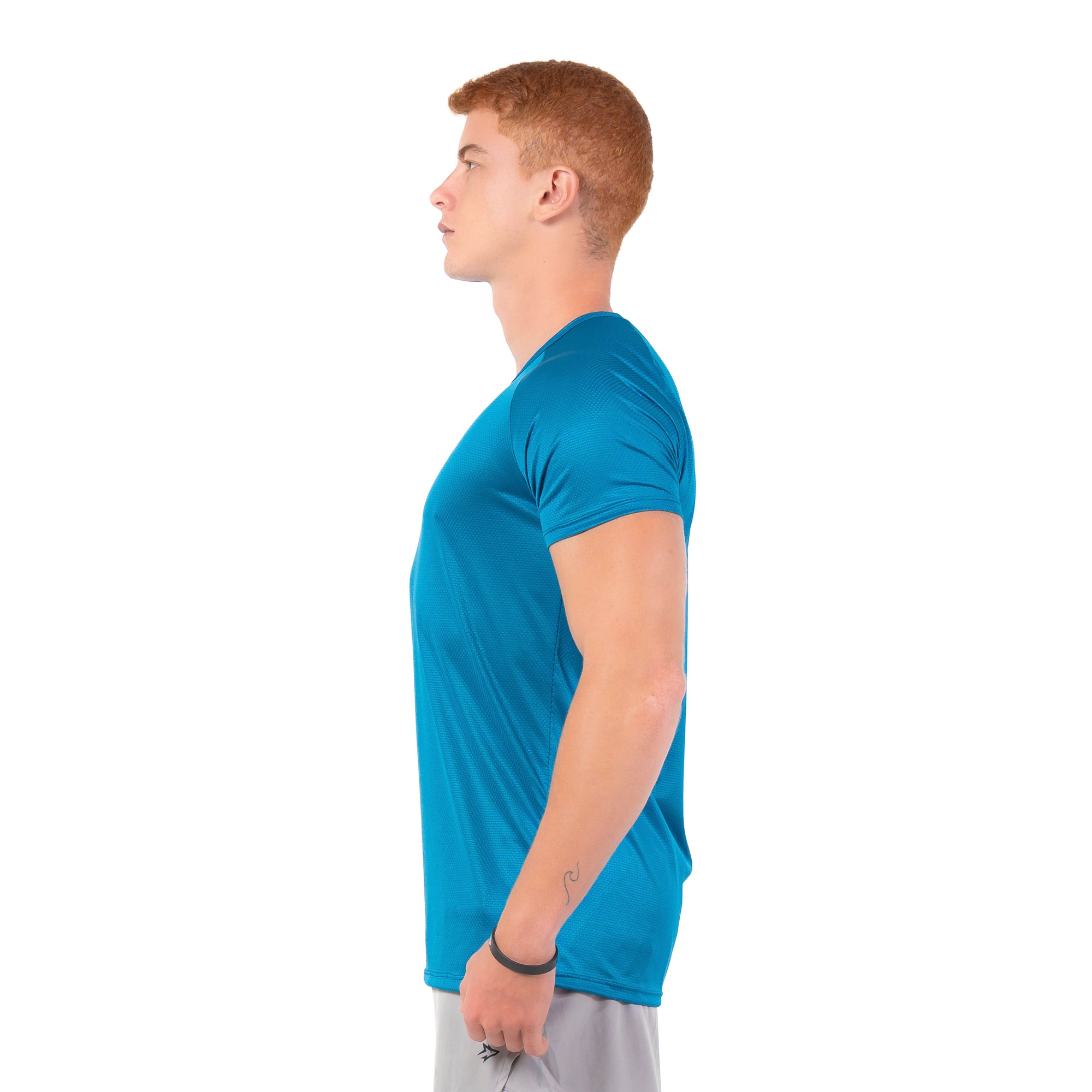 Camiseta Dry Fit Light Lupus Azul Pacifico