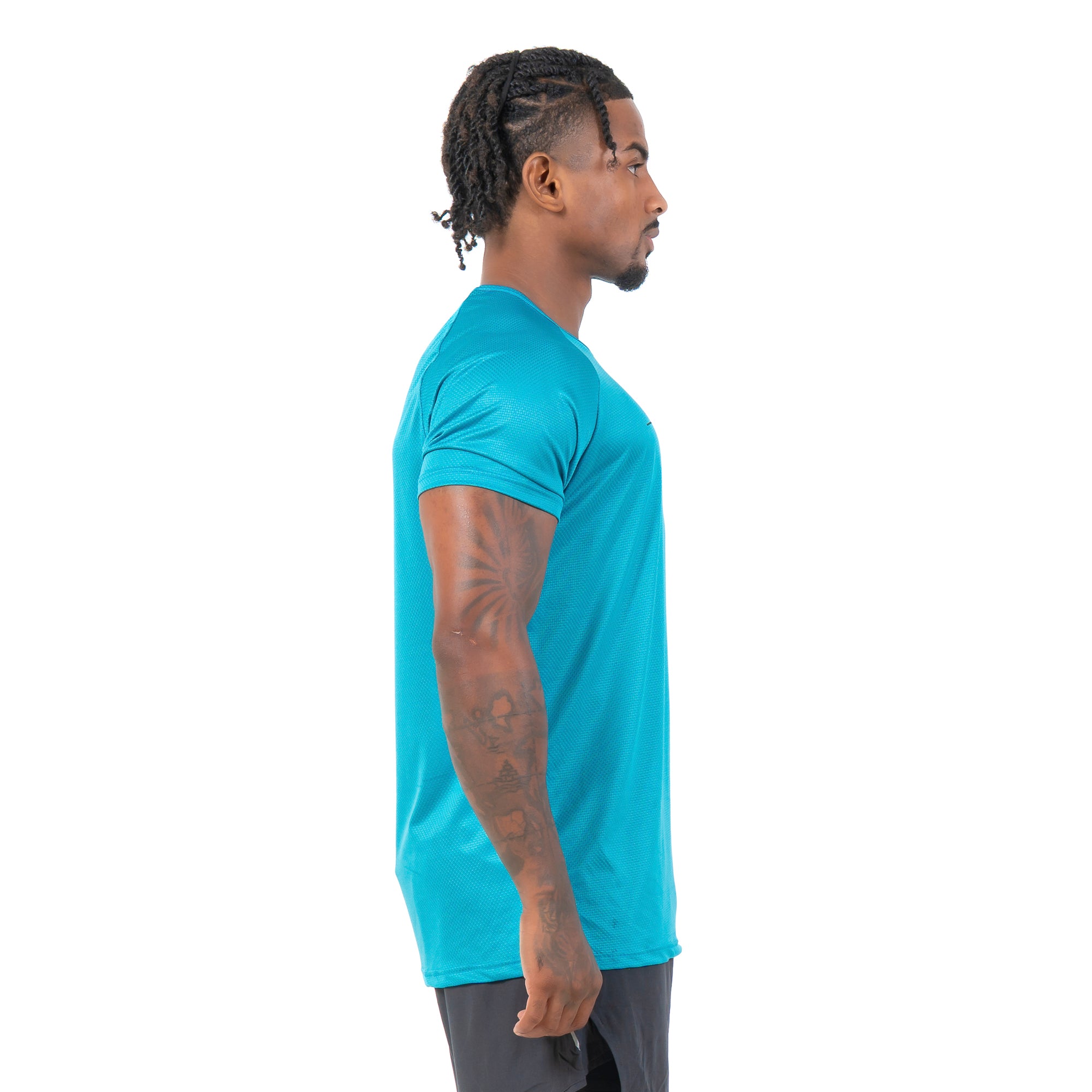 Camiseta Dry Fit Line Move Azul Pacifico