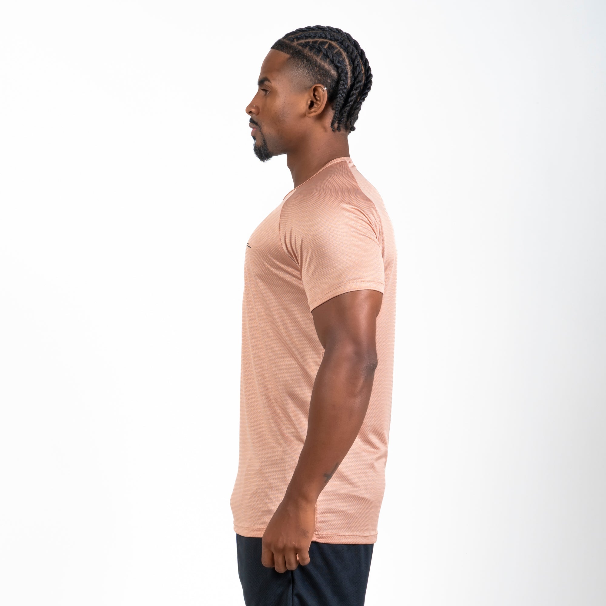 Camiseta Dry Fit Line Move Cappuccino