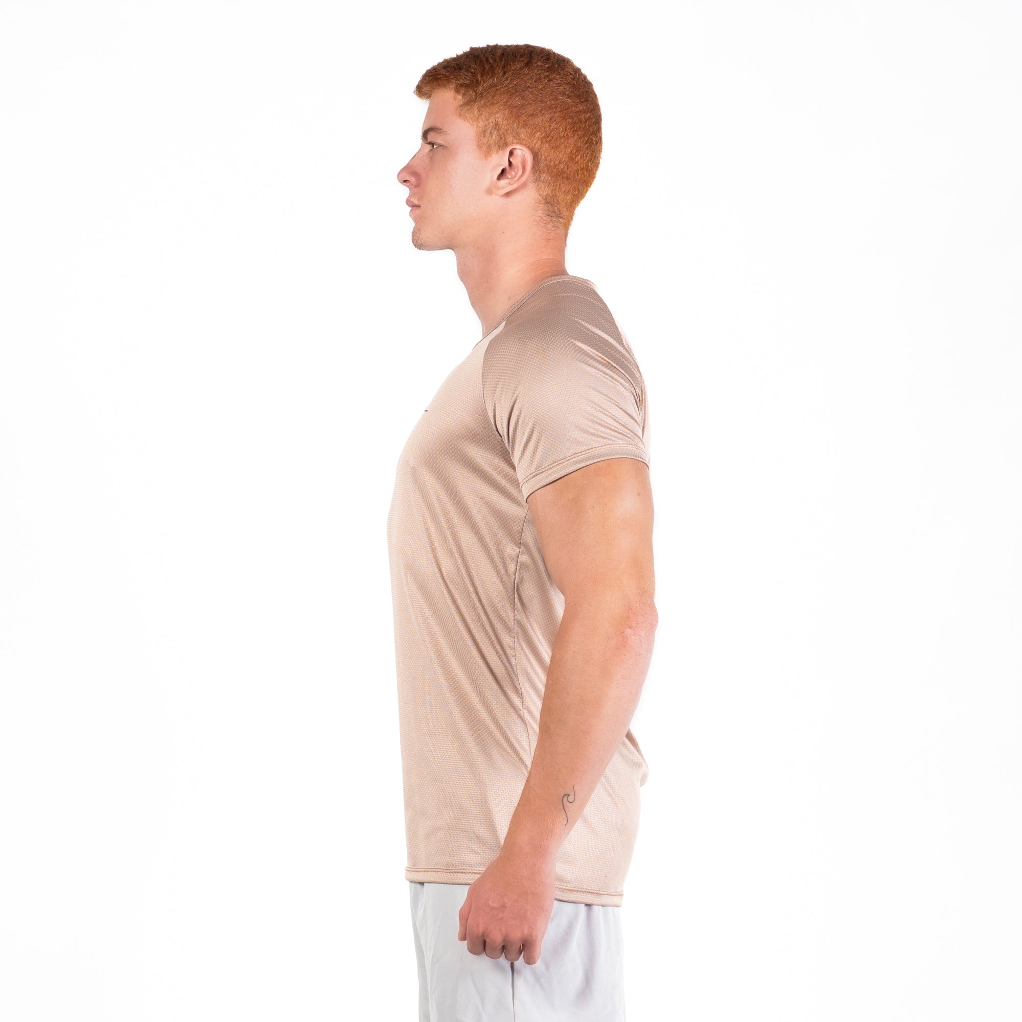 Camiseta Dry Fit Line Move Caqui Monk