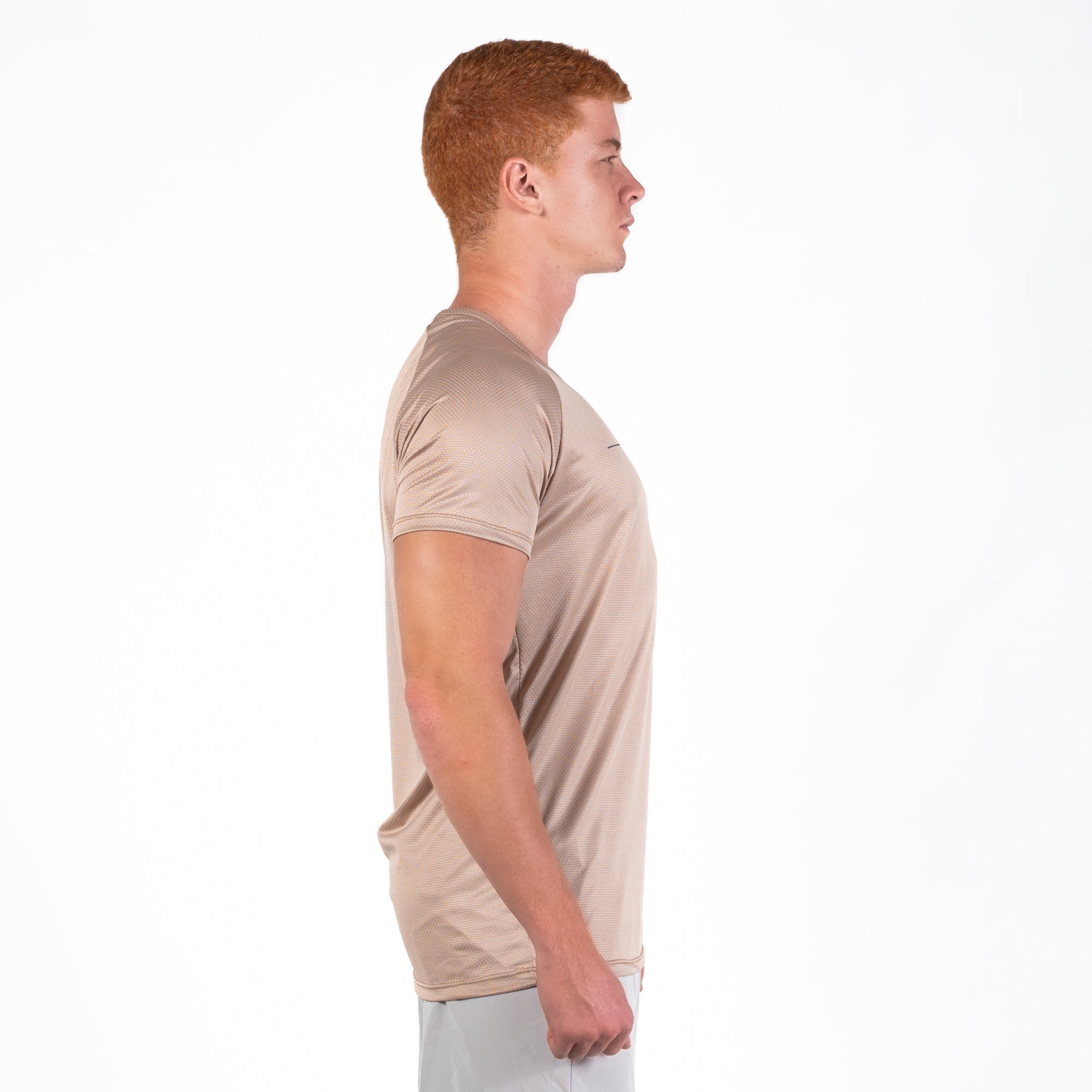 Camiseta Dry Fit Line Move Caqui Monk