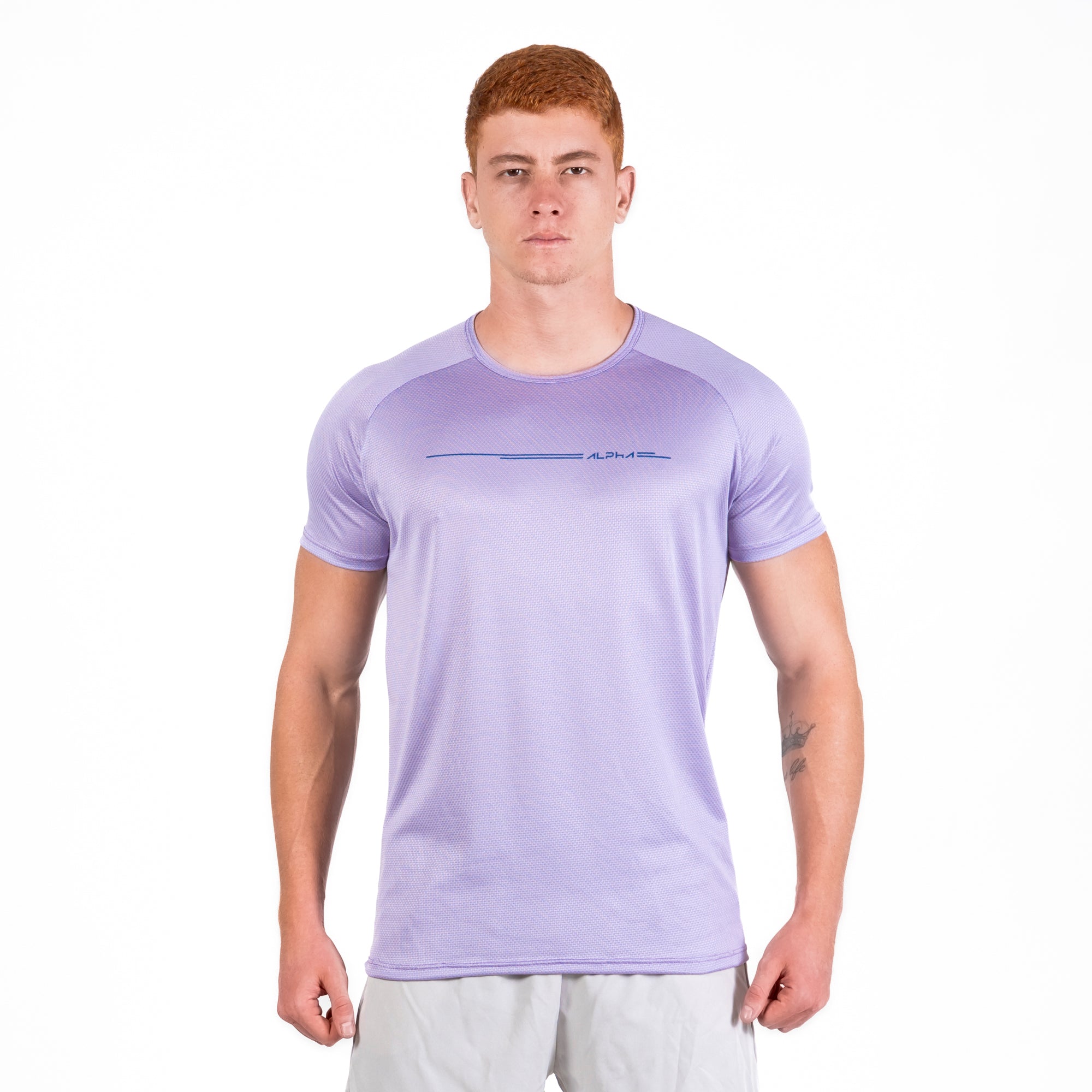 Camiseta Dry Fit Line Move Lilás Malva