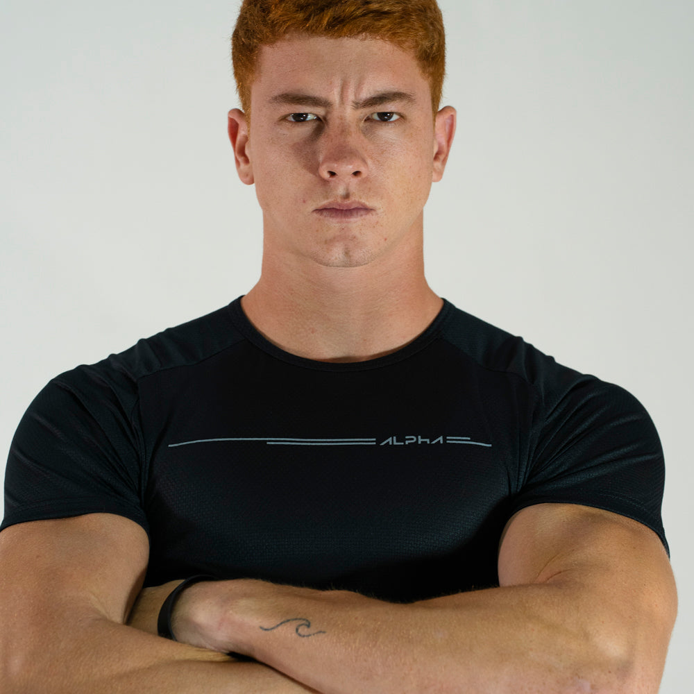 Camiseta Dry Fit Line Move Preto