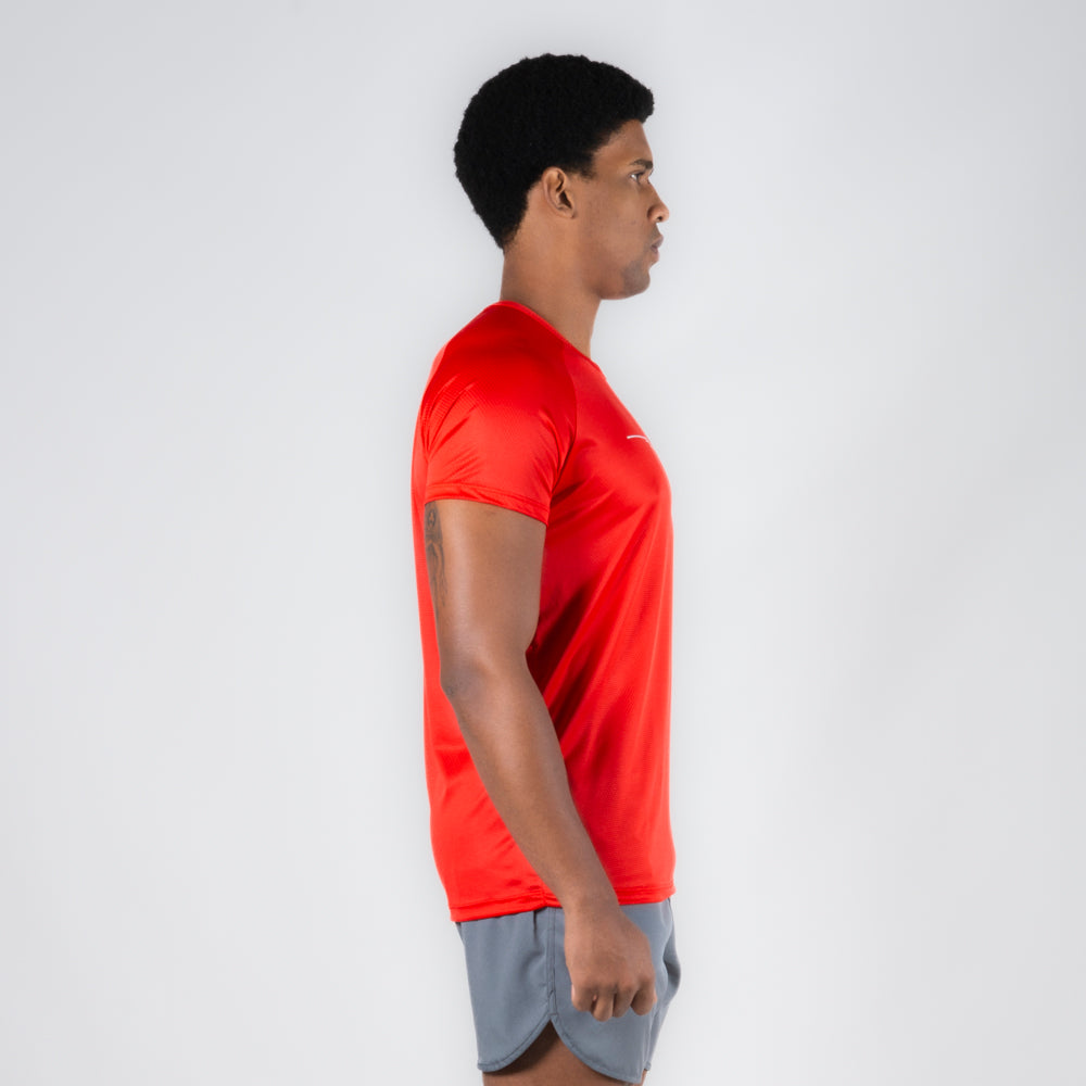 Camiseta Dry Fit Line Move Vermelho Acerola