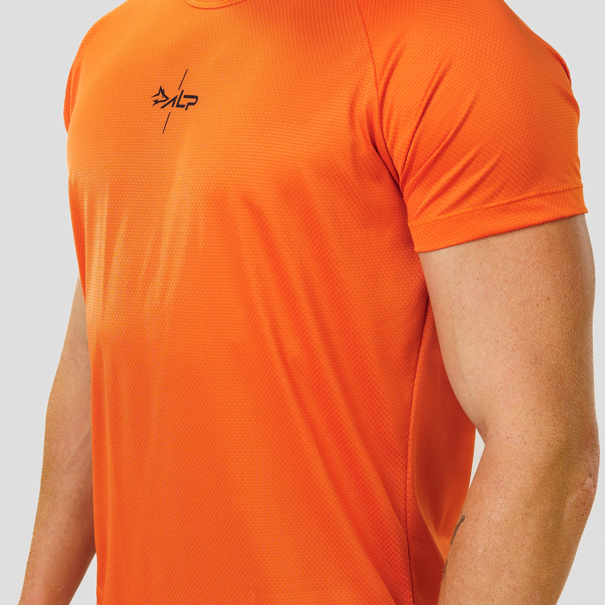 Camiseta Dry Fit Lineup Laranja Poente