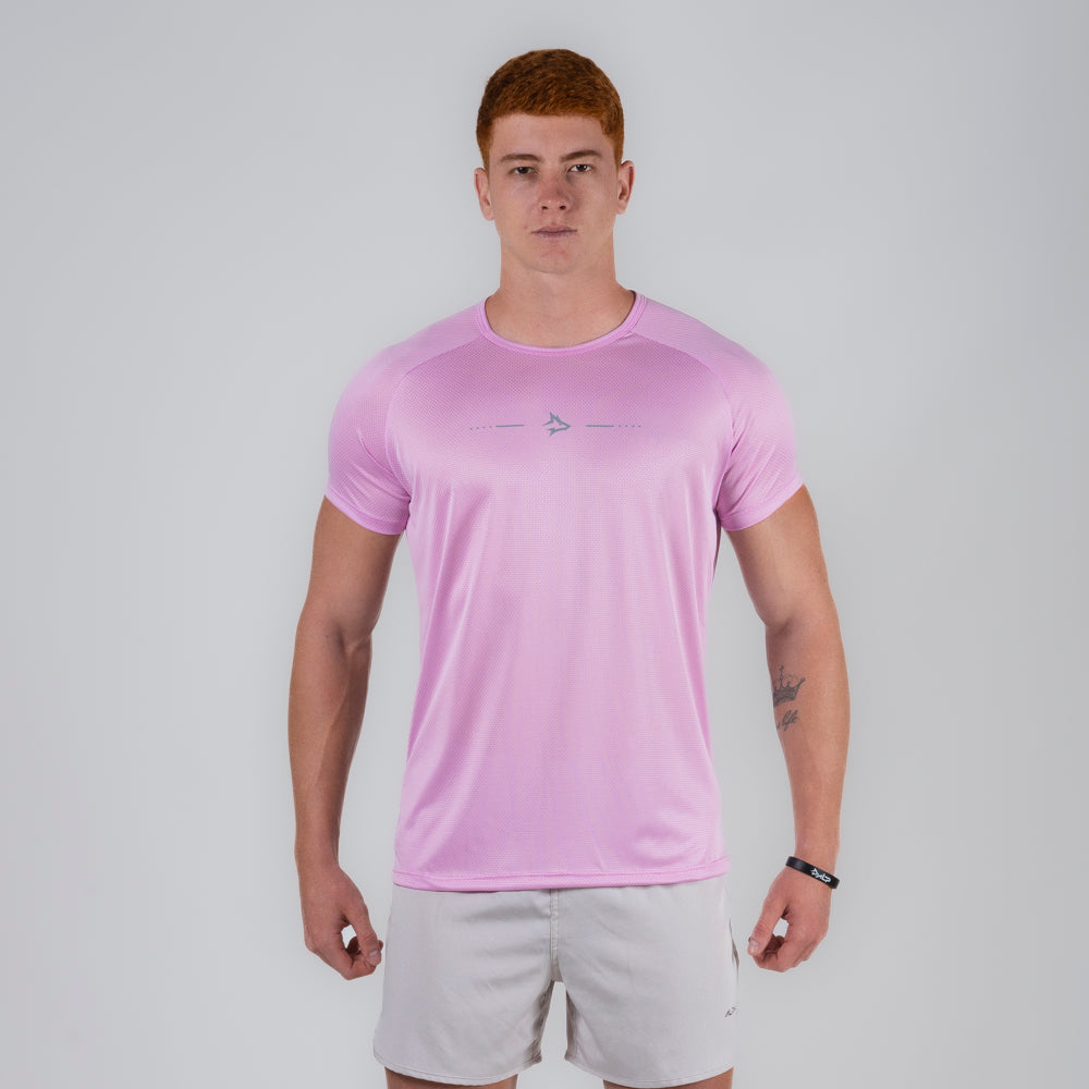 Camiseta Dry Fit Lupus Core Rosa Pétala