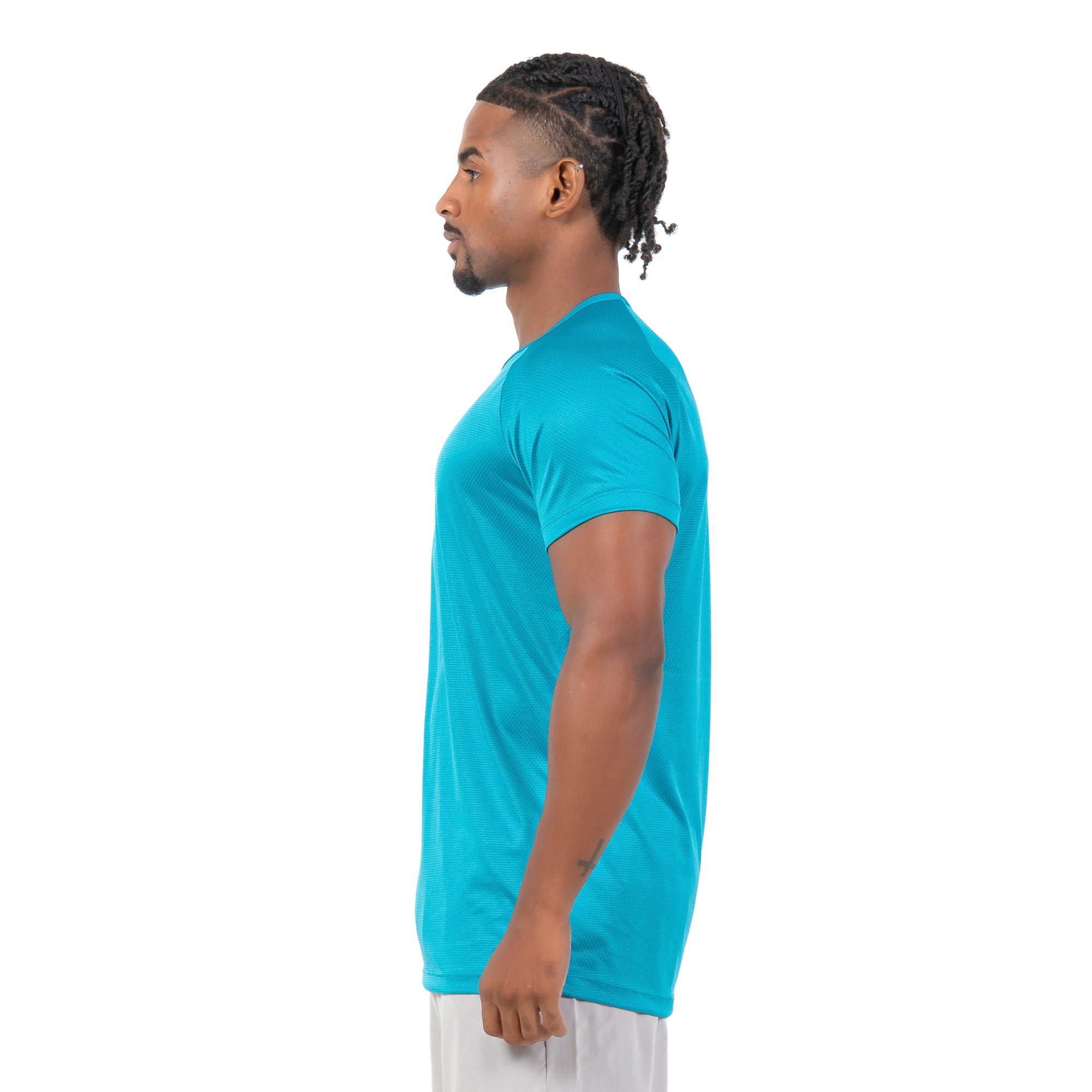 Camiseta Dry Fit Middle Lupus Azul Pacifico