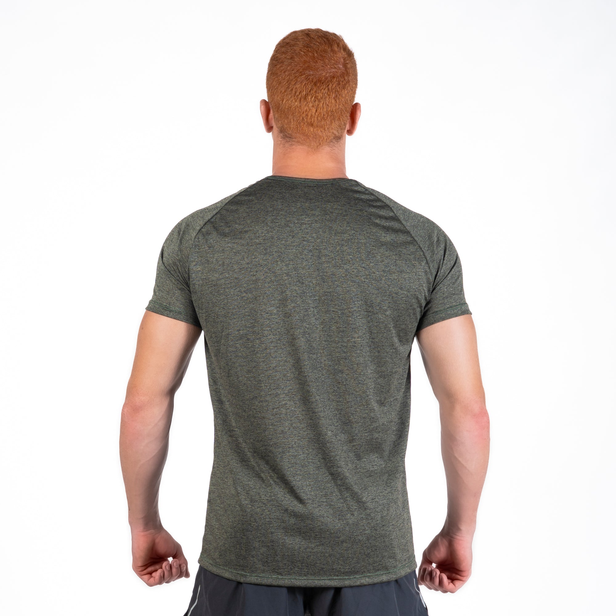 Camiseta Dry Fit Middle Lupus Mescla Verde