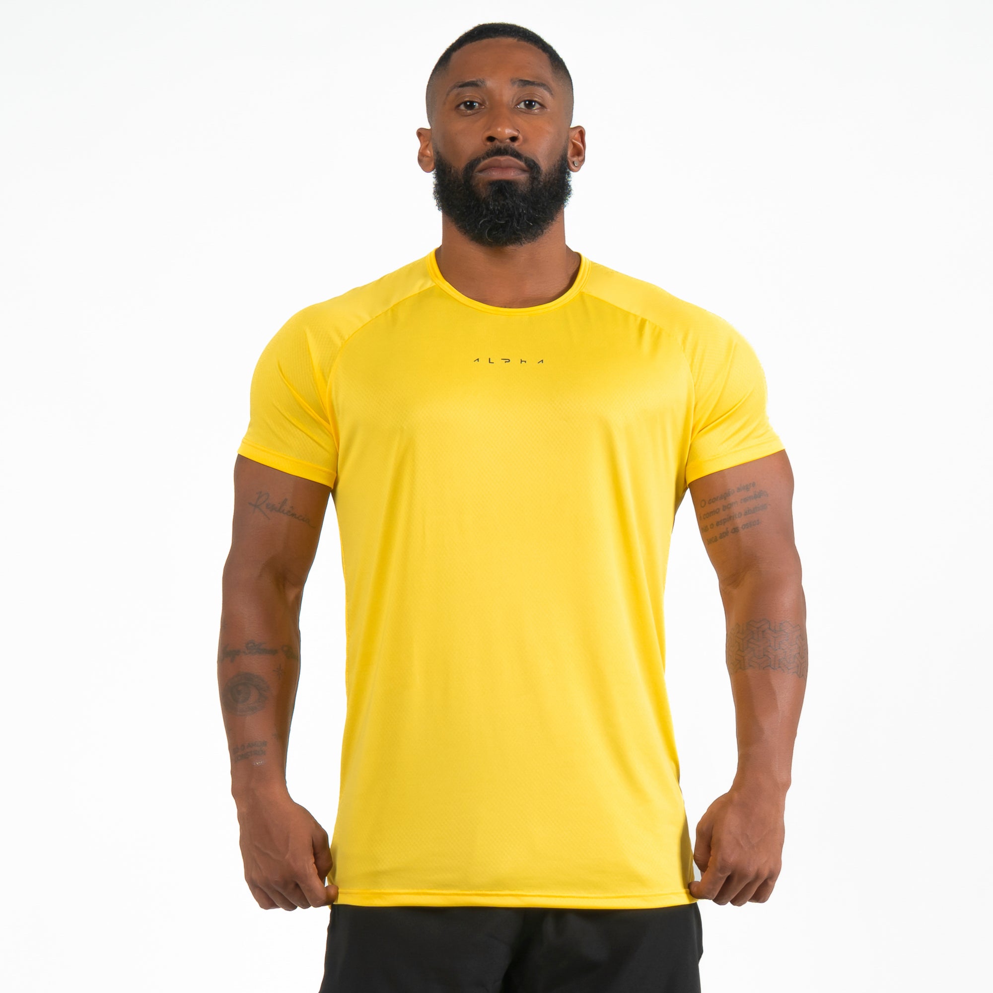 Camiseta Dry Fit New Horizon Amarelo Ouro