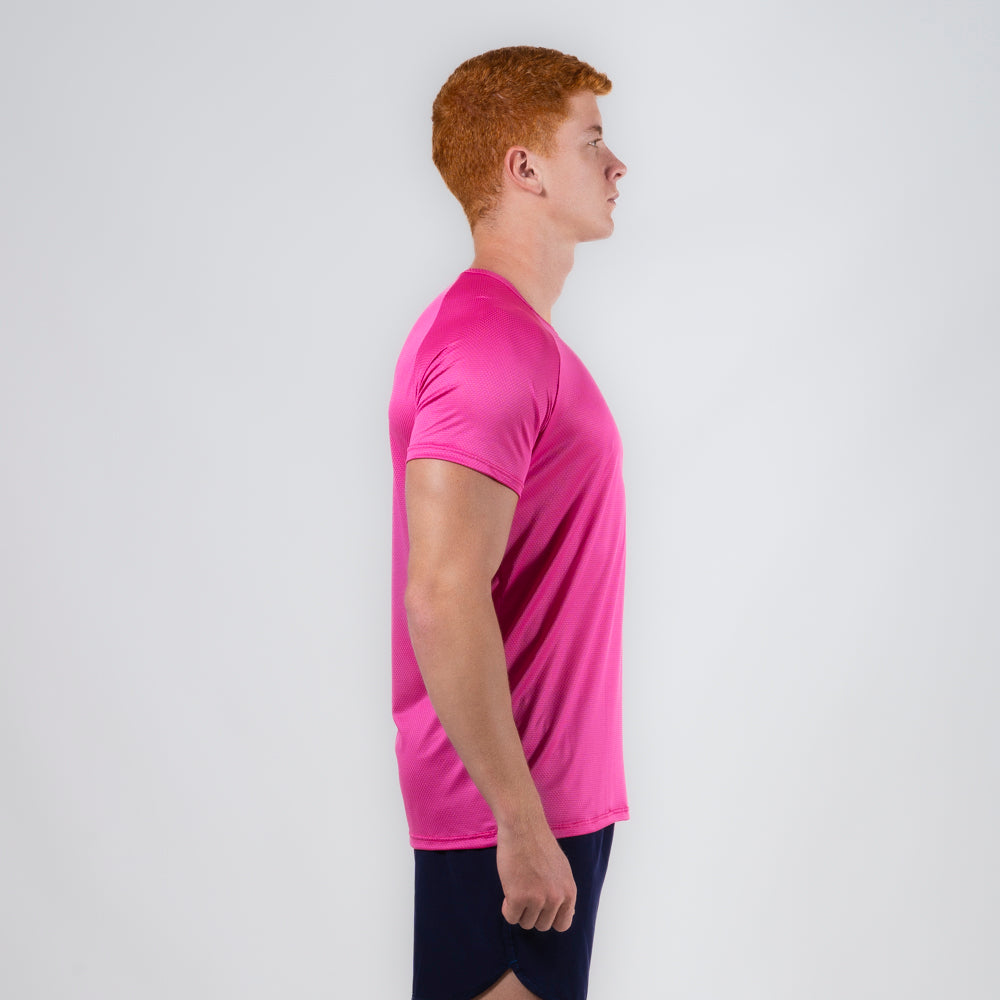 Camiseta Dry Fit New Lupus Rosa Magenta