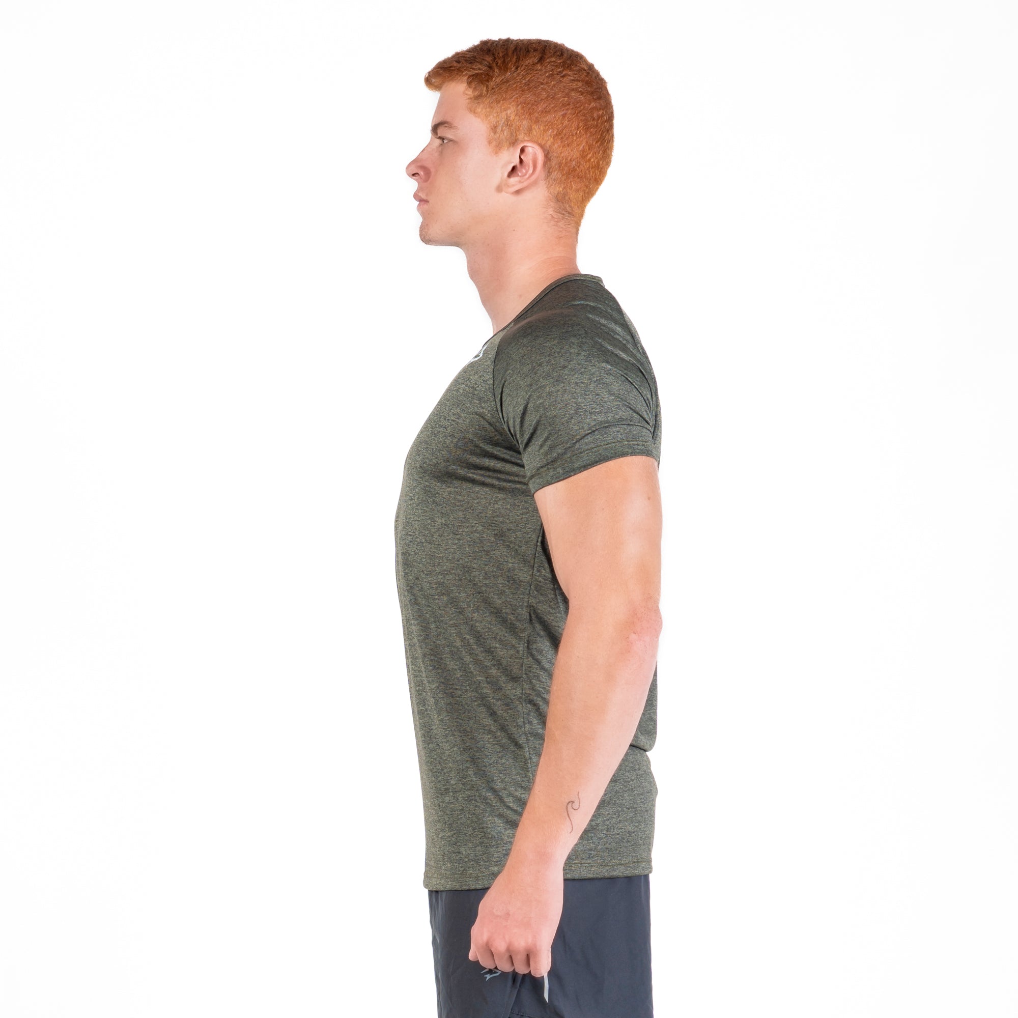 Camiseta Dry Fit New Lupus Mescla Verde