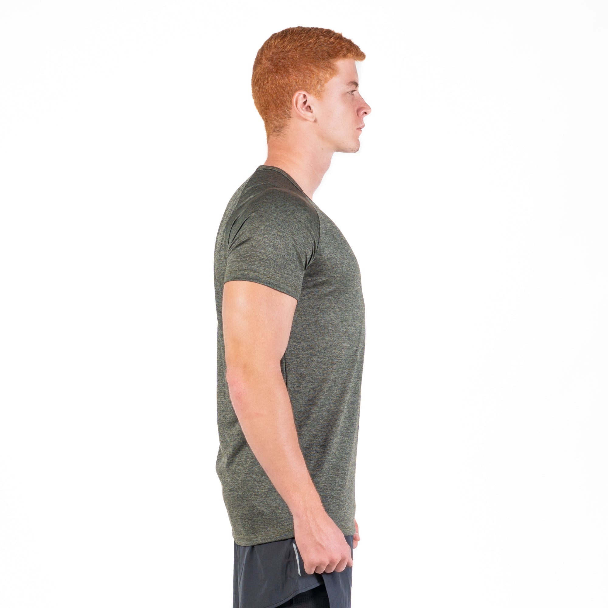 Camiseta Dry Fit New Lupus Mescla Verde