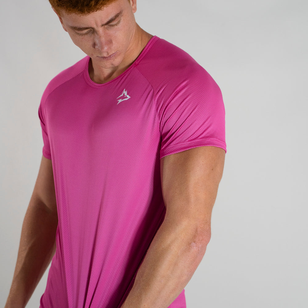 Camiseta Dry Fit New Lupus Rosa Magenta