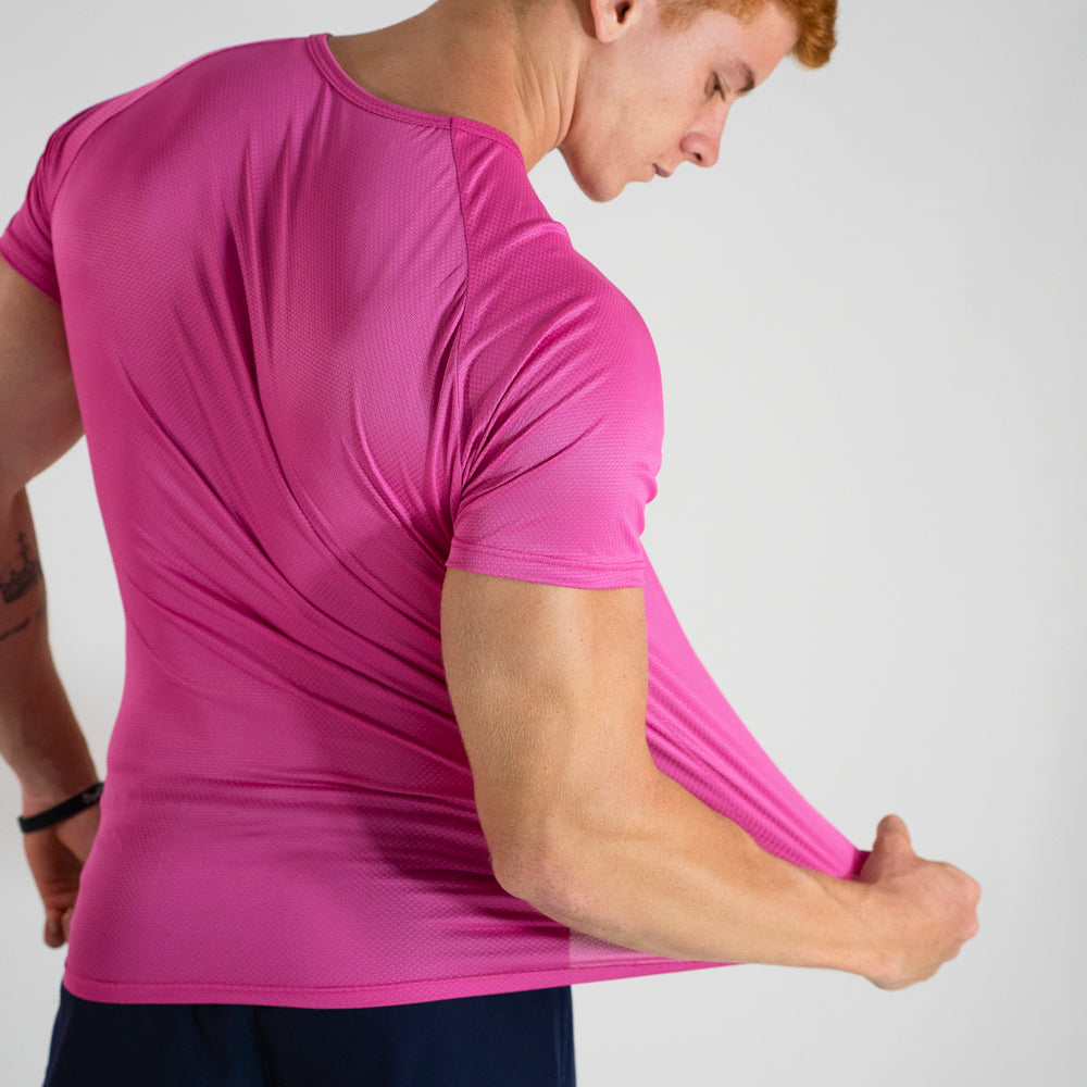 Camiseta Dry Fit New Lupus Rosa Magenta