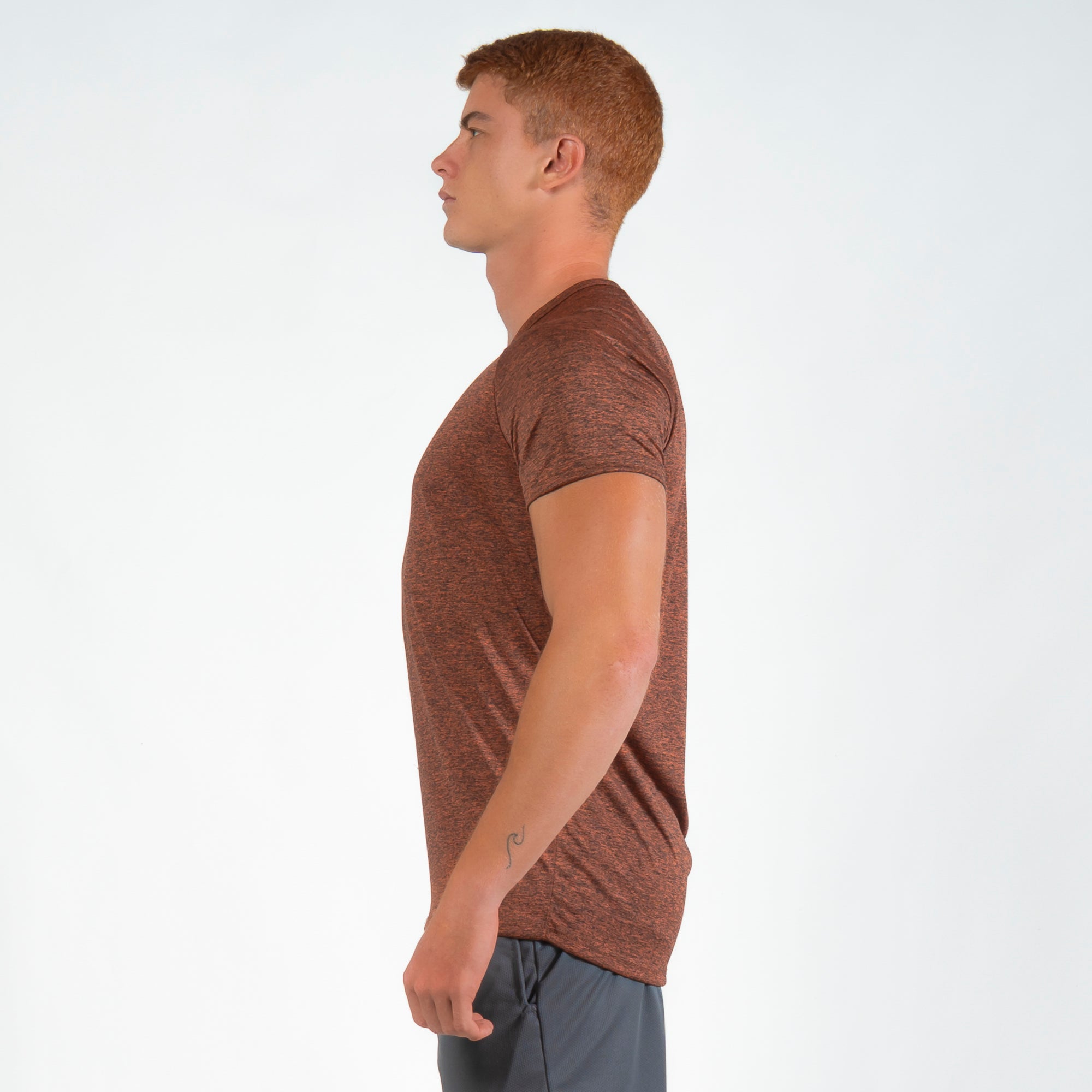 Camiseta Dry Fit New Tenacity Mescla Laranja