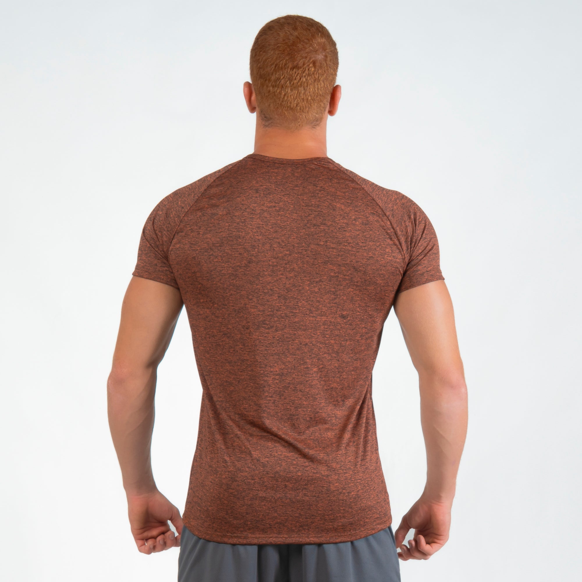 Camiseta Dry Fit New Tenacity Mescla Laranja