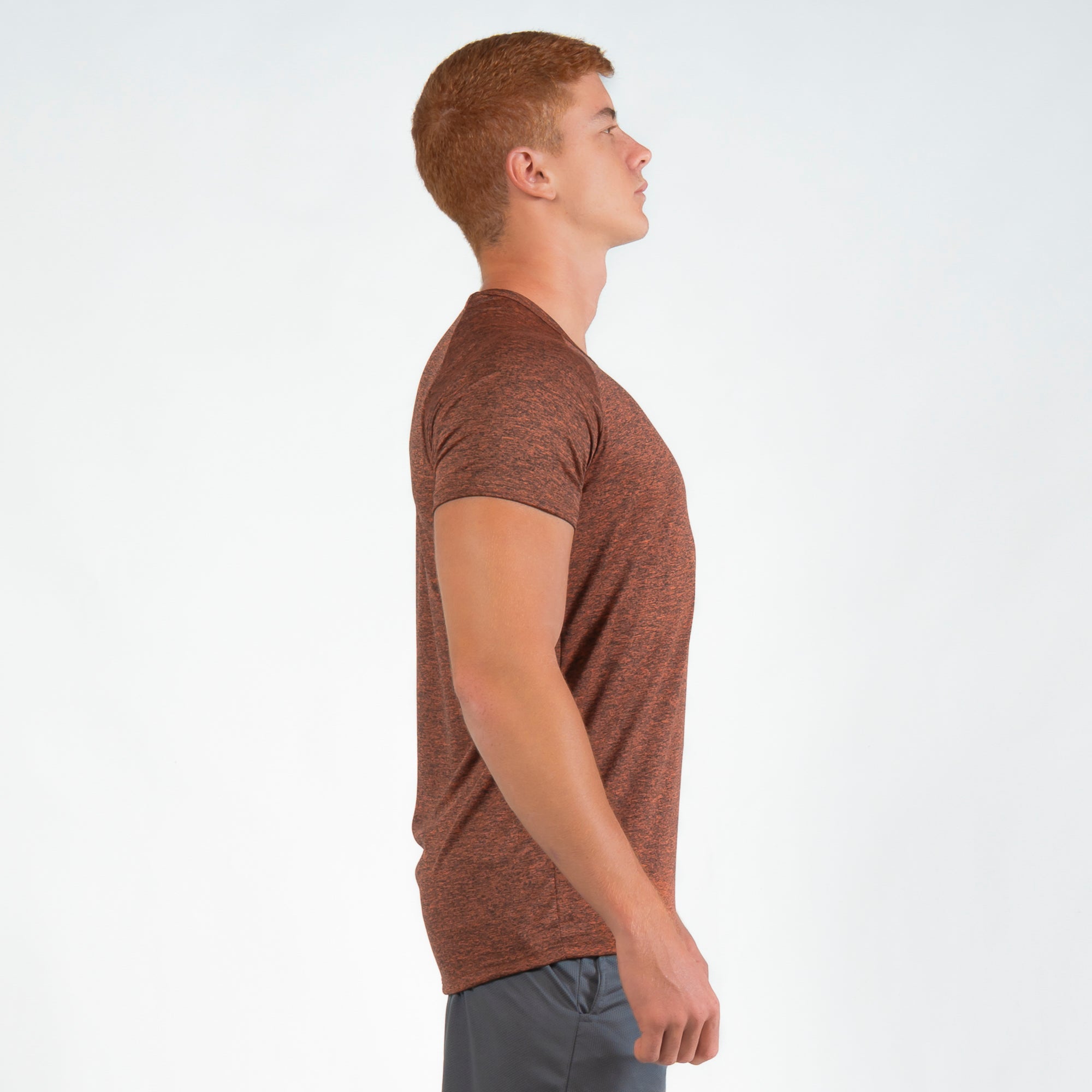 Camiseta Dry Fit New Tenacity Mescla Laranja