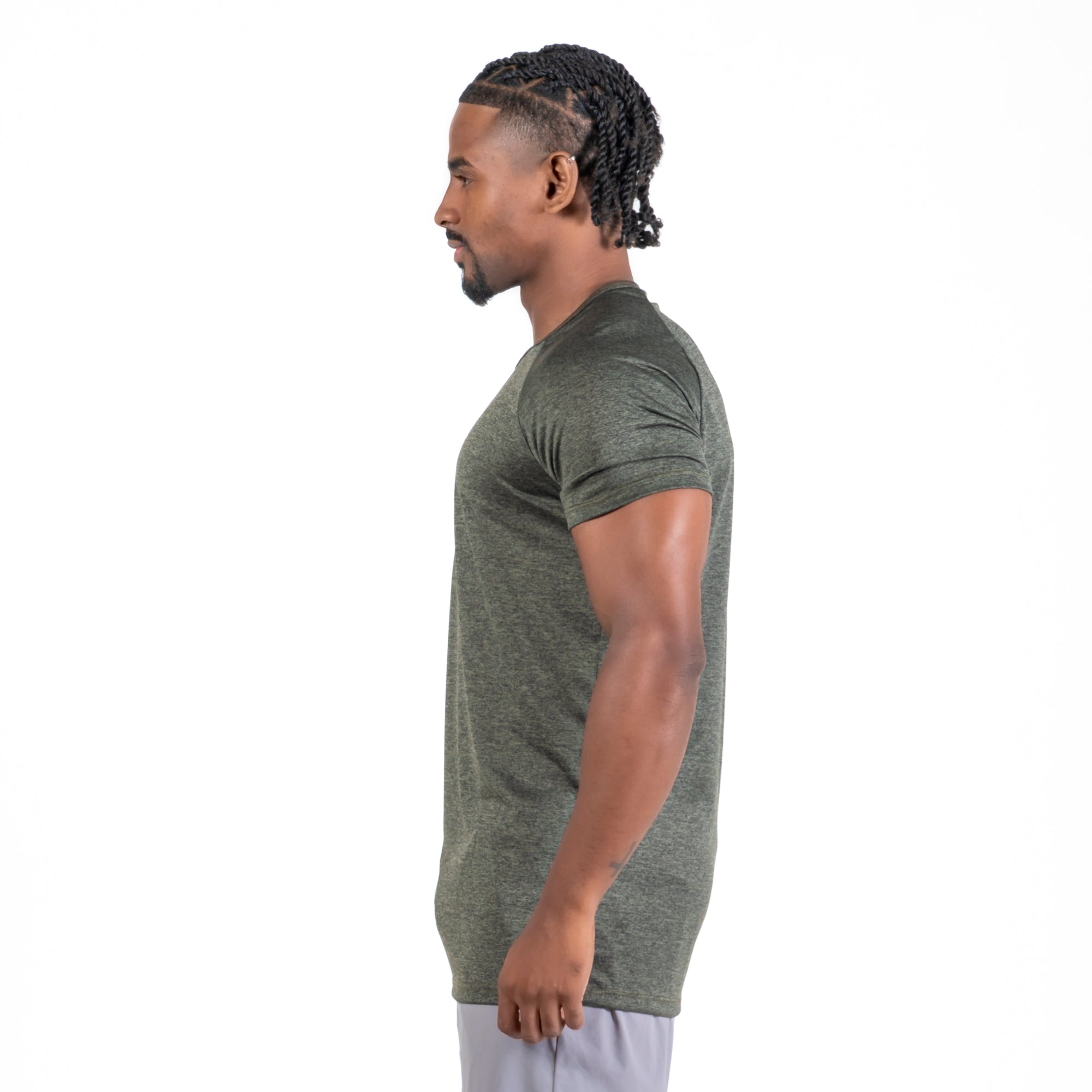 Camiseta Dry Fit New Tenacity Mescla Verde