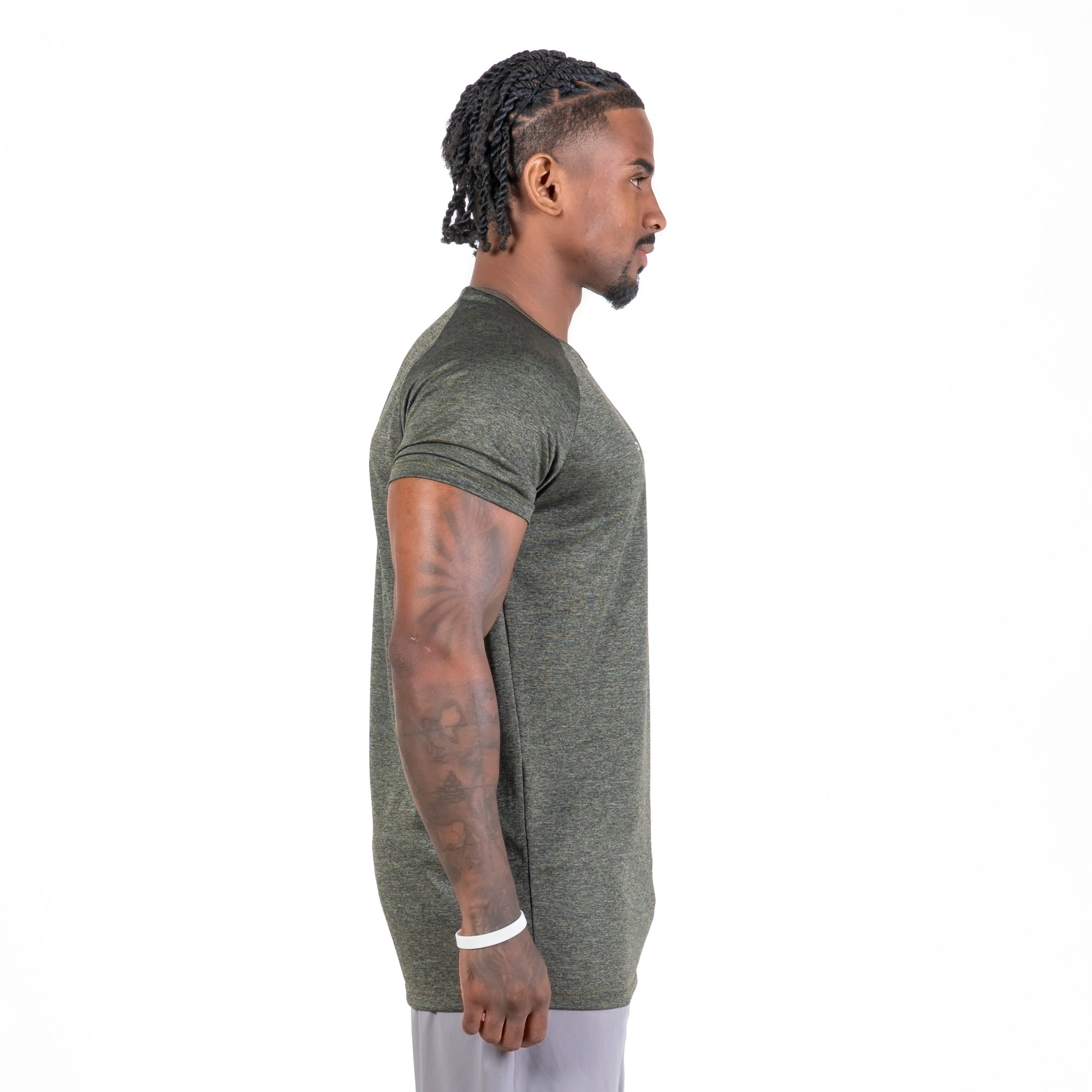 Camiseta Dry Fit New Tenacity Mescla Verde