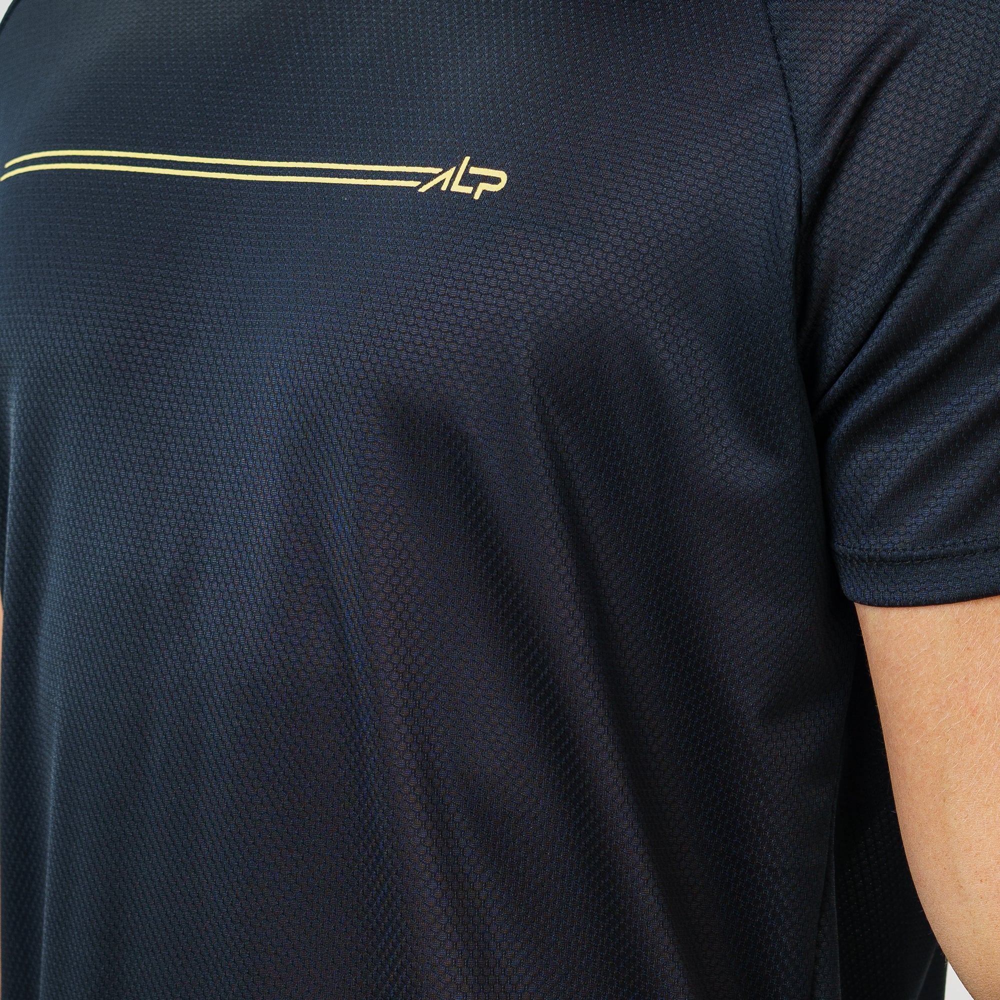Camiseta Dry Fit Parallel Line Preto