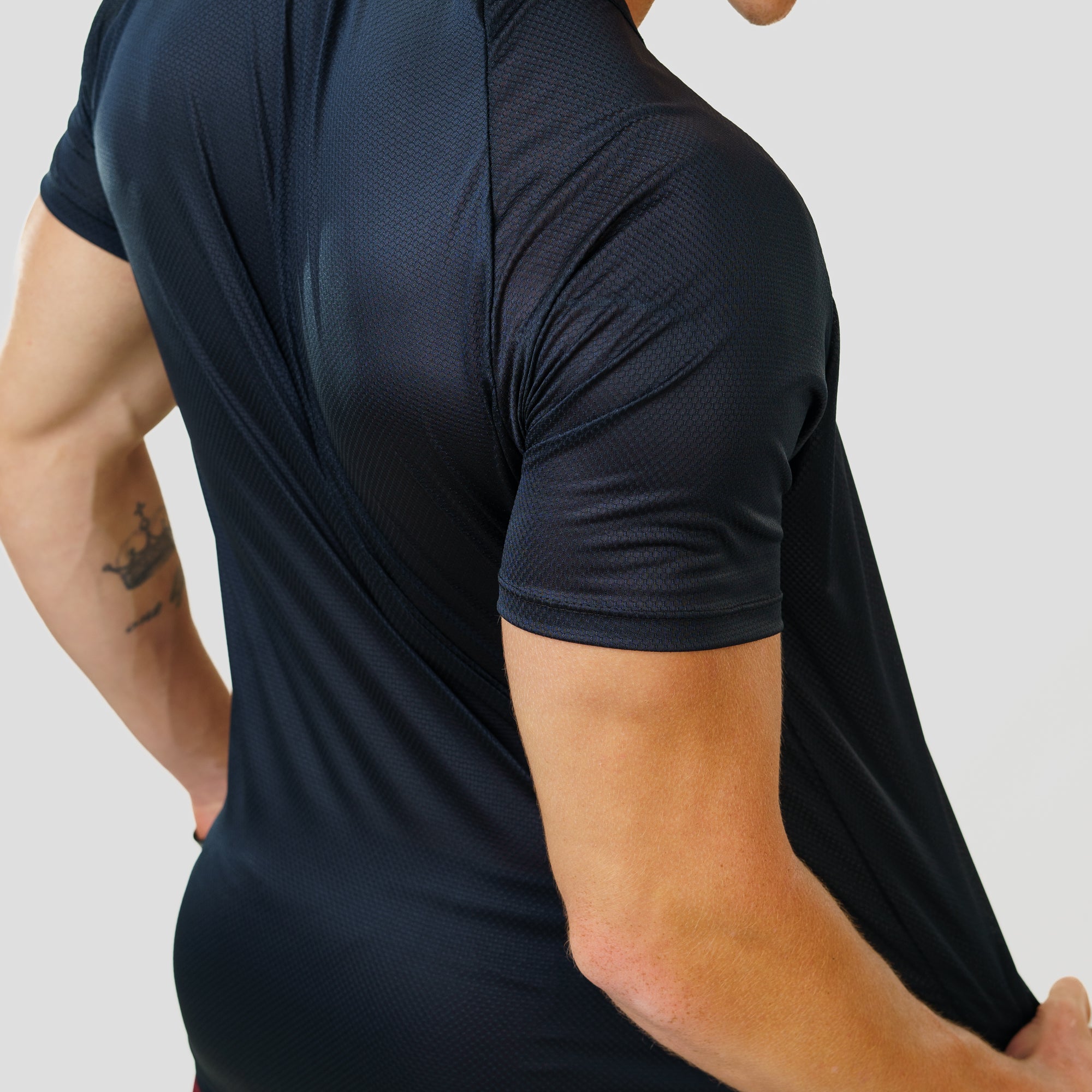 Camiseta Dry Fit Parallel Line Preto