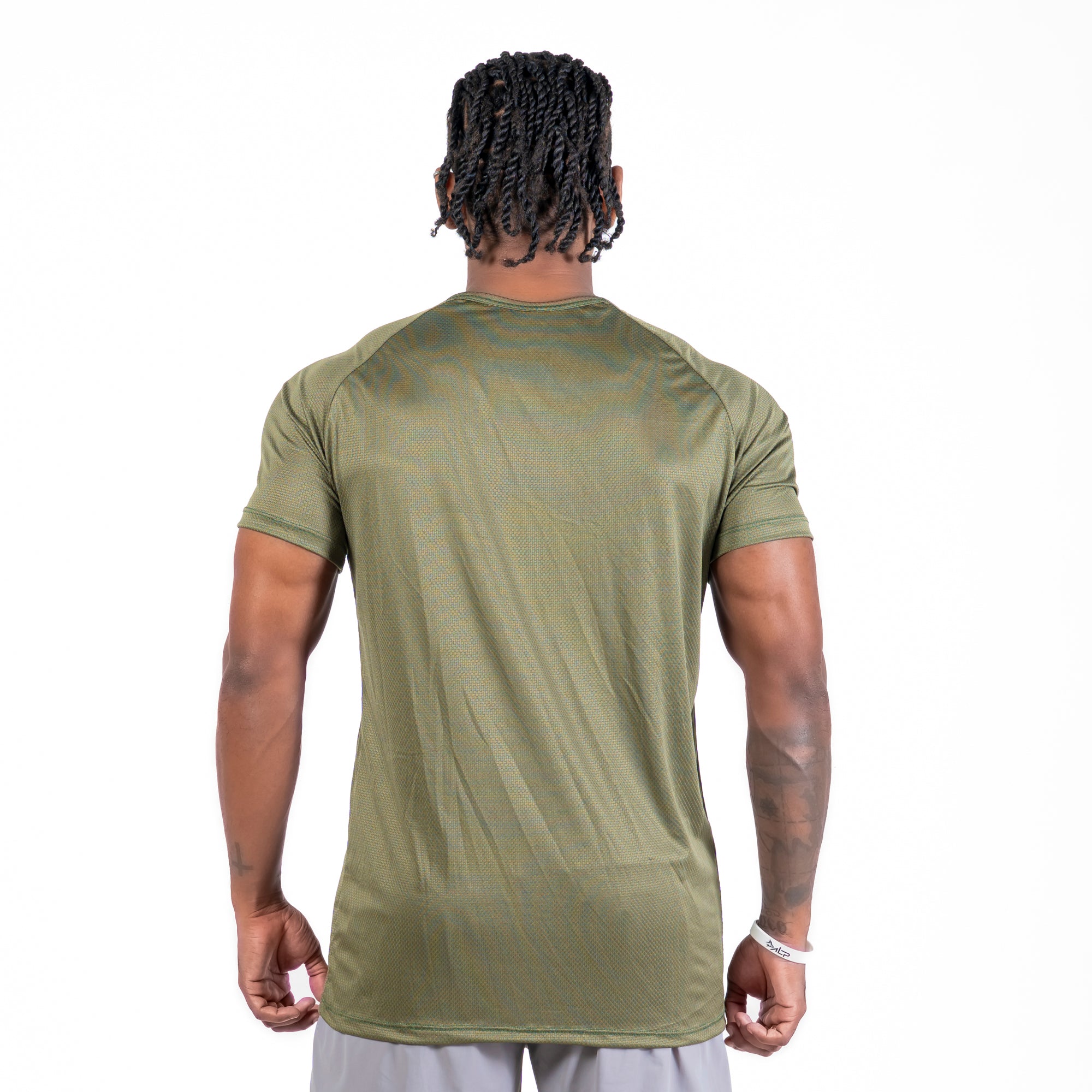 Camiseta Dry Fit Parallel Line Verde Uva