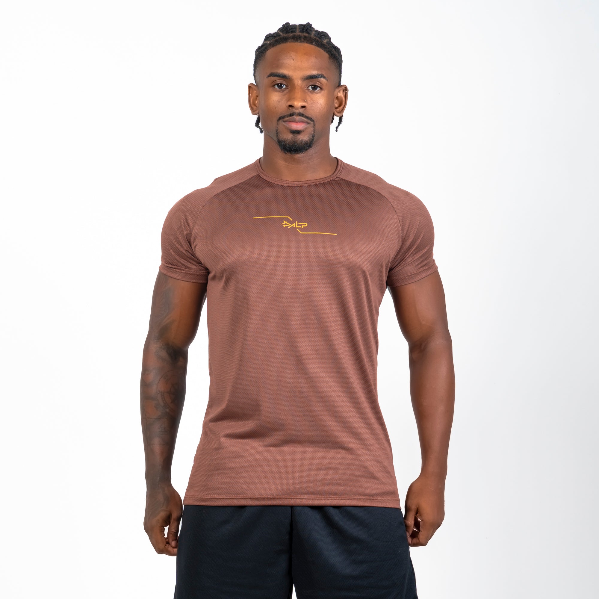 Camiseta Dry Fit Sense Marrom