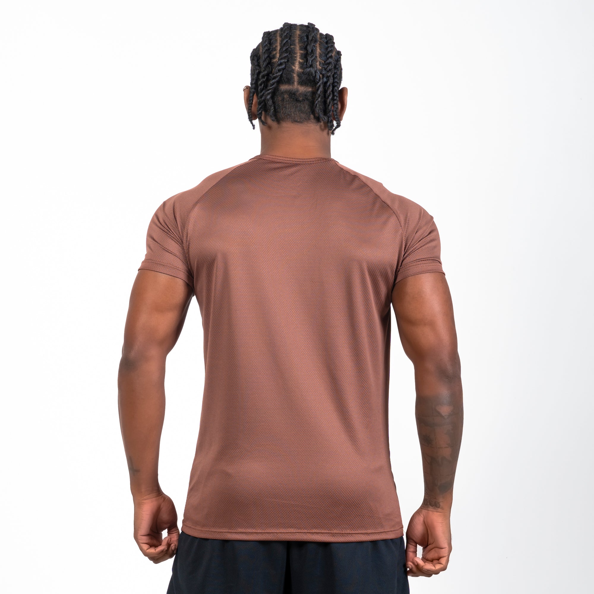 Camiseta Dry Fit Sense Marrom