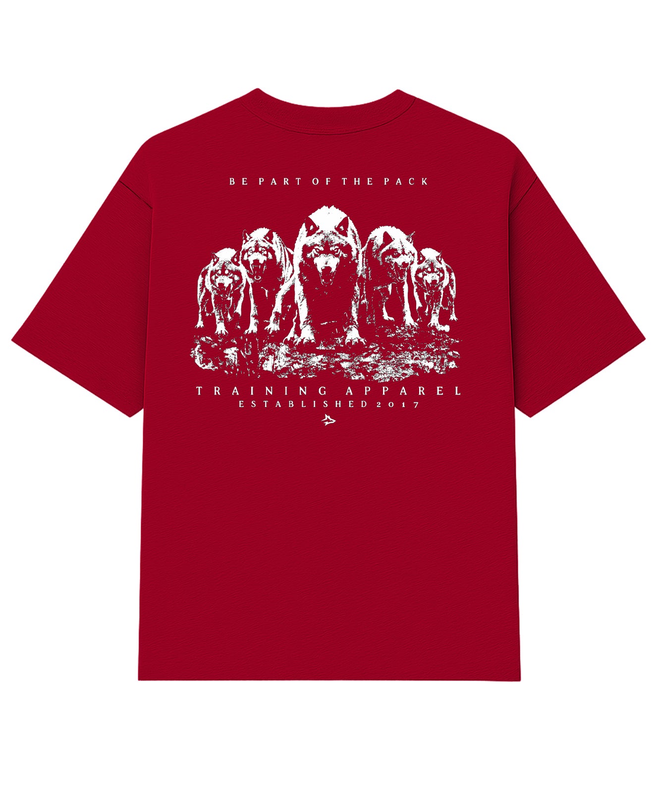 Camiseta Oversized Alpha Pack Carmim