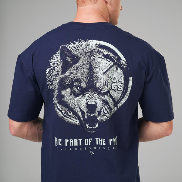 Camiseta Oversized Plate Azul Marinho