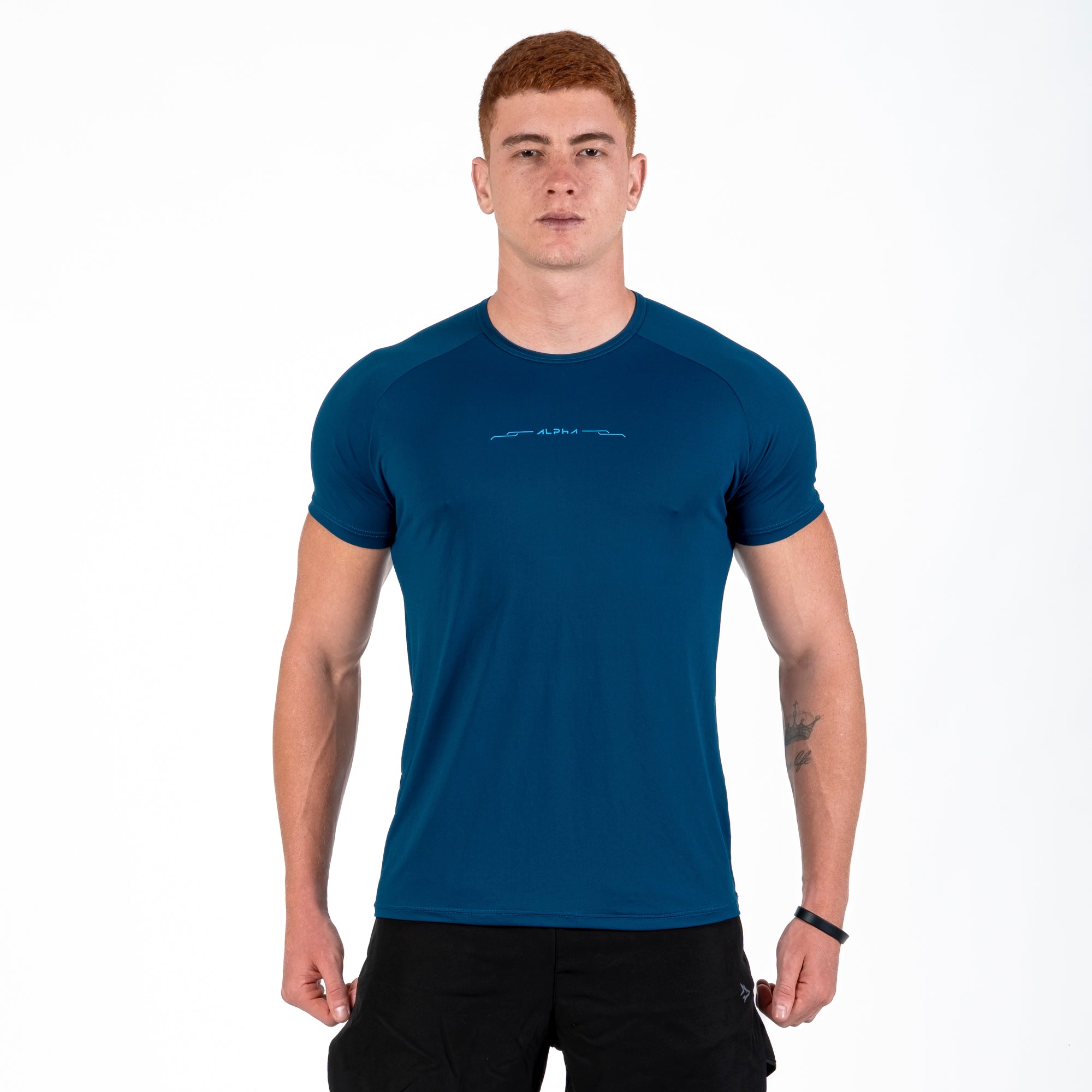 Camiseta Poliamida Fluid Pulse Azul Noturno