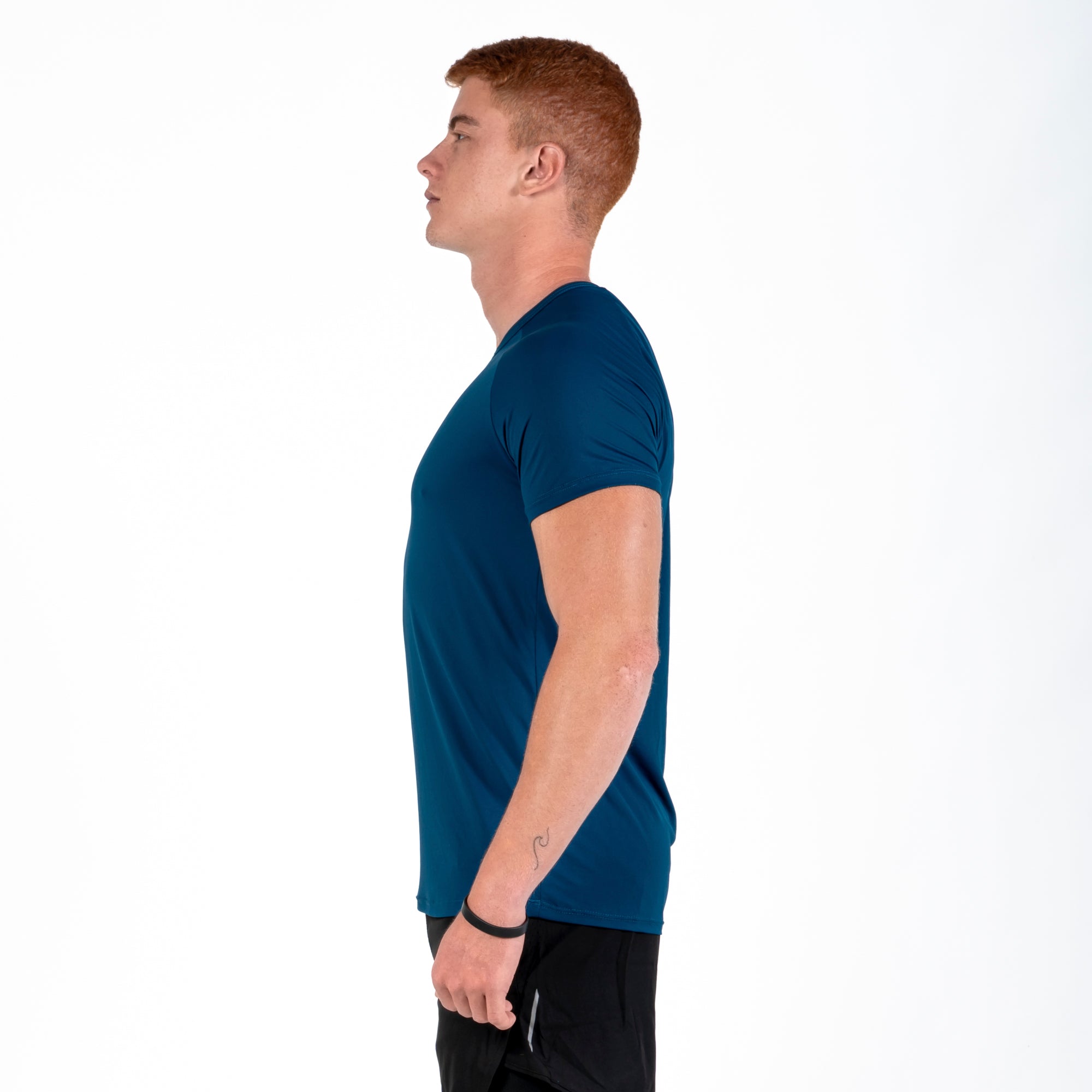 Camiseta Poliamida Fluid Pulse Azul Noturno