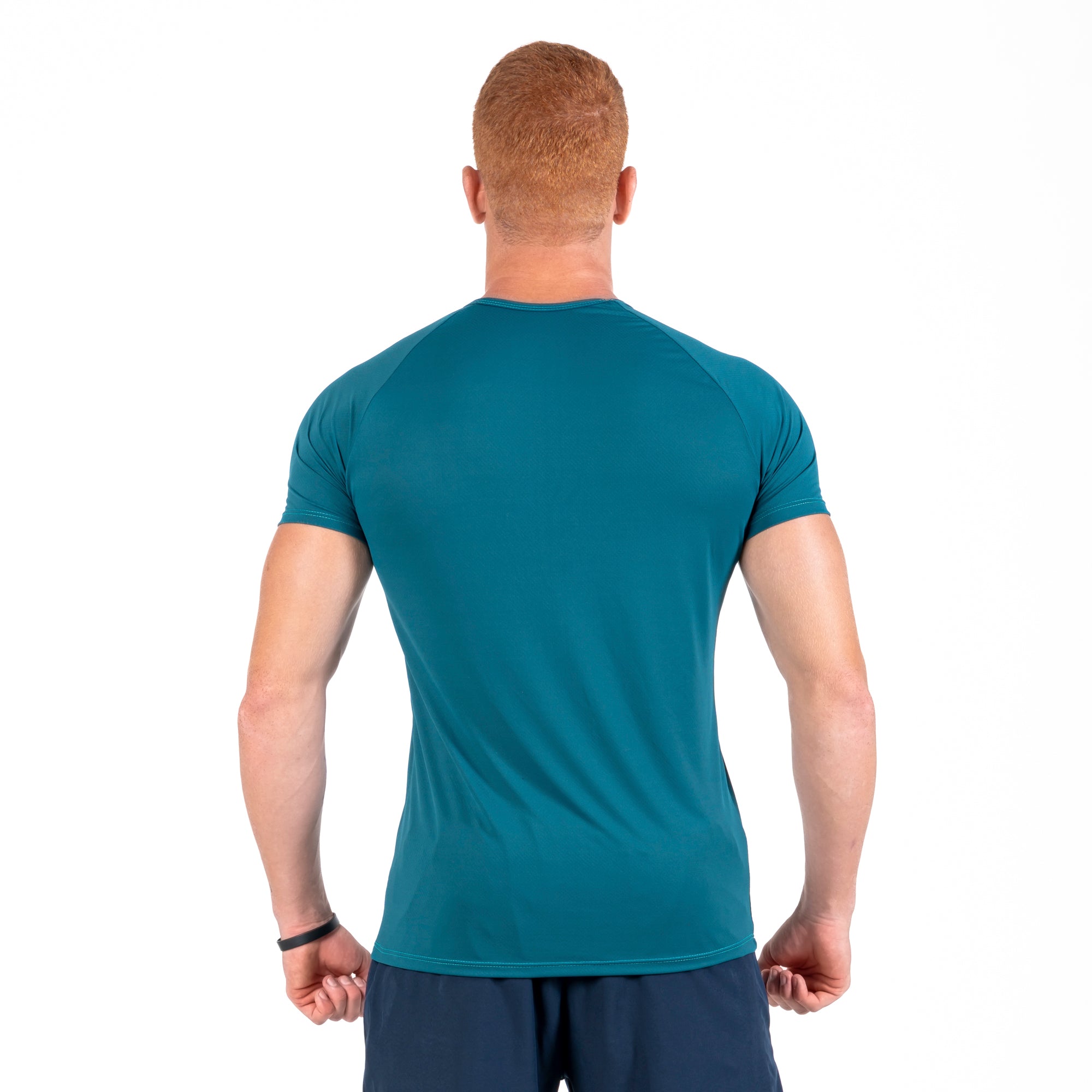 Camiseta Poliamida Fluid Pulse Verde Profundo