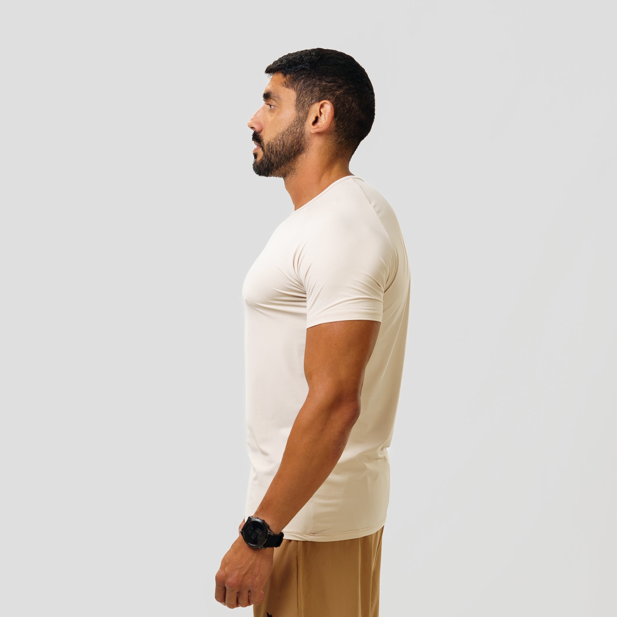 Camiseta Poliamida Lupus Flow Bege Monk