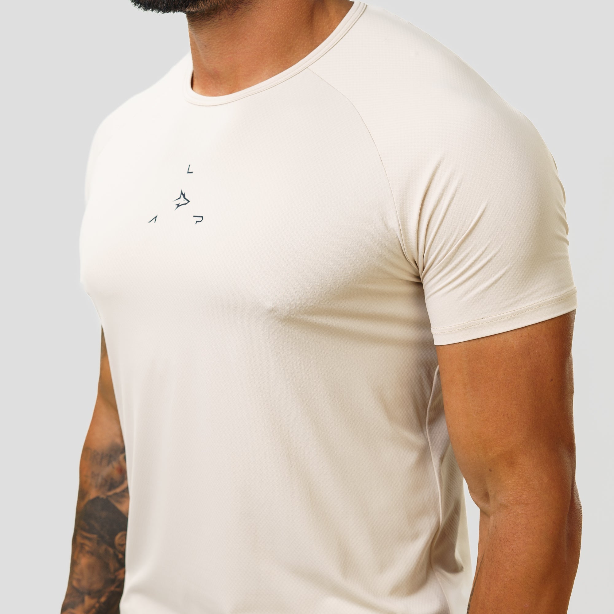 Camiseta Poliamida Lupus Flow Bege Monk