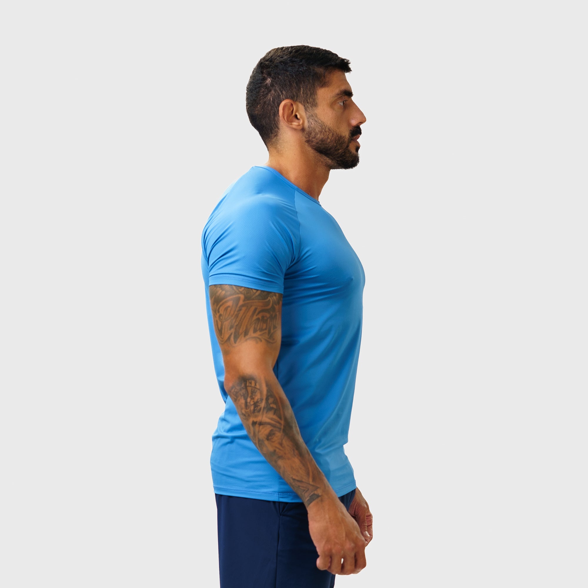 Camiseta Poliamida New Lupus Azul Céu