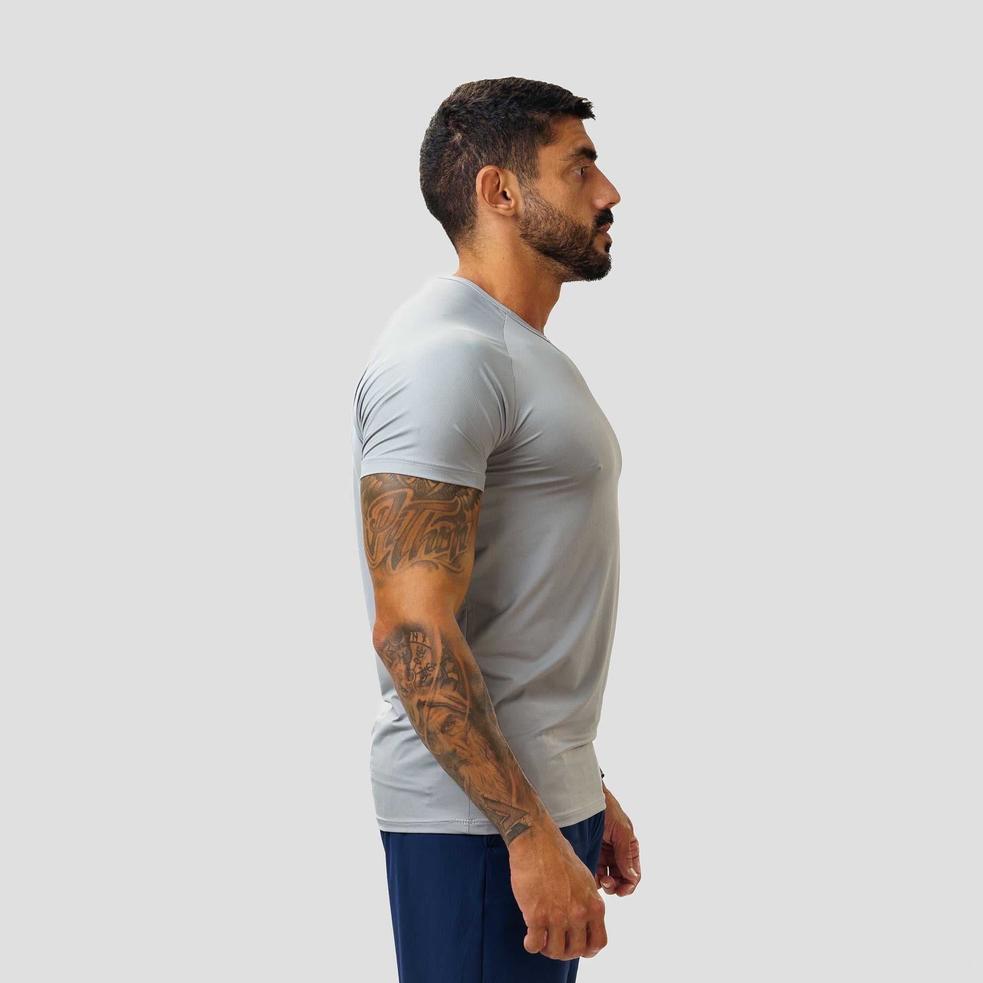 Camiseta Poliamida New Lupus Cinza Gelo