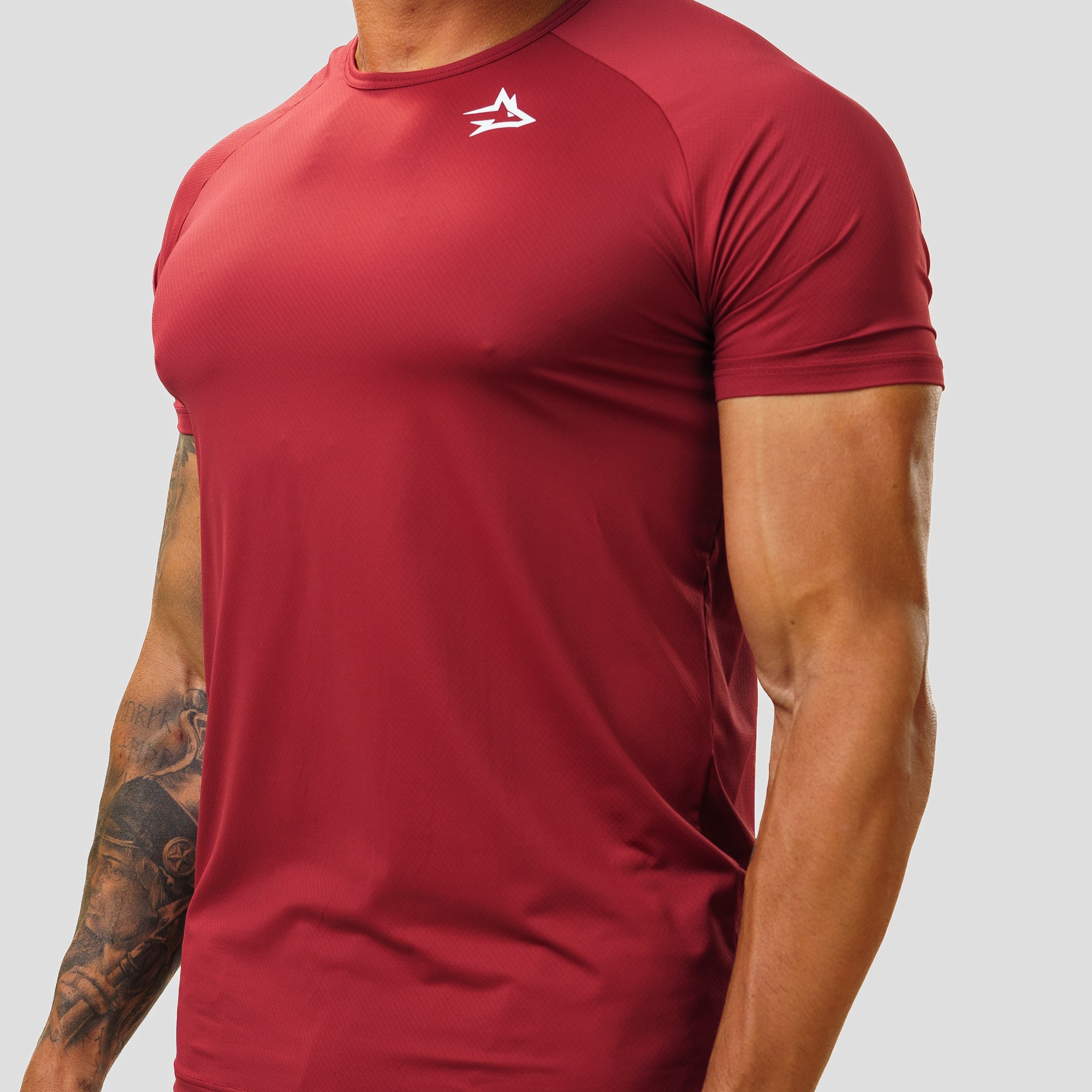 Camiseta Poliamida New Lupus Vermelho Acerola