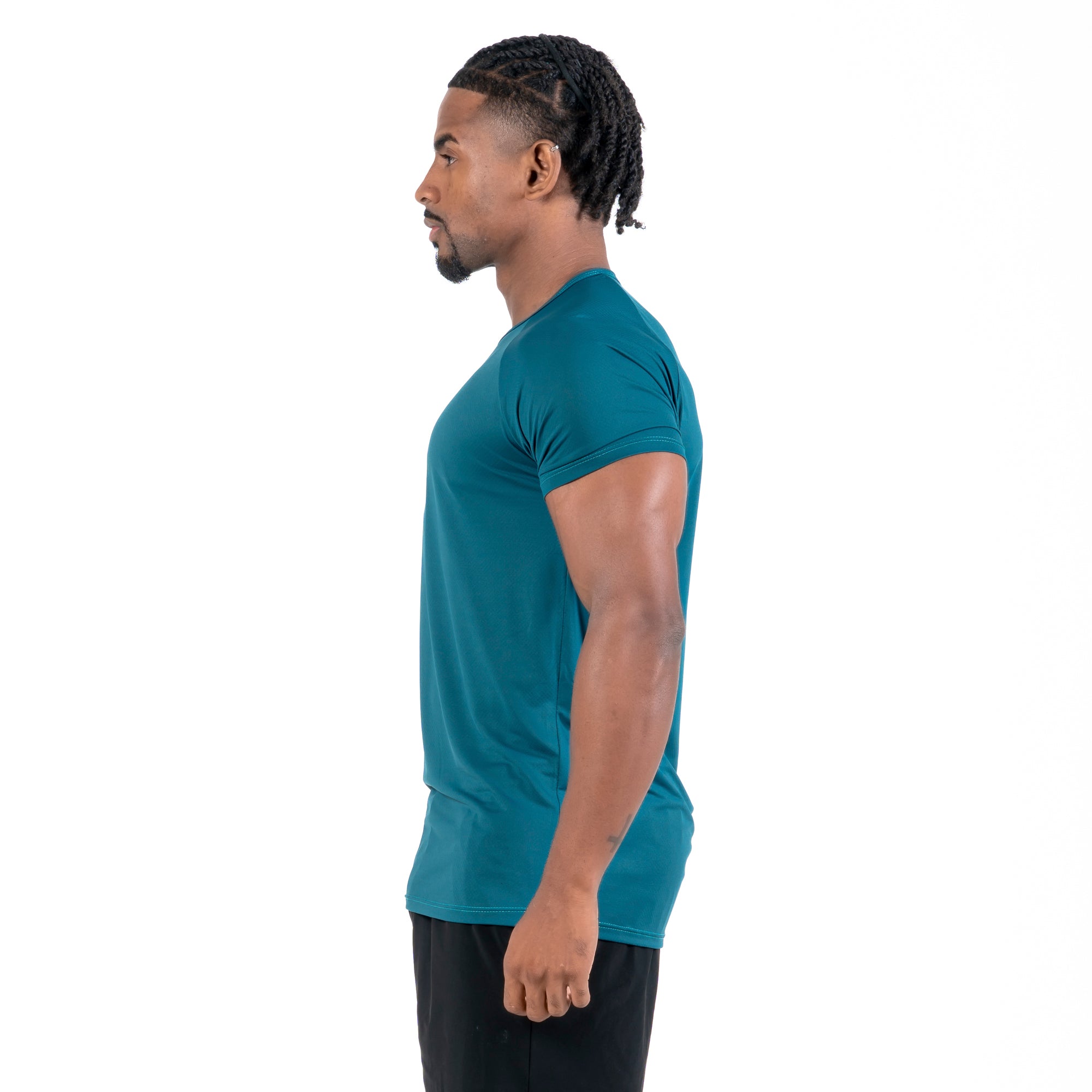 Camiseta Poliamida Tenacity Pulse Verde Profundo