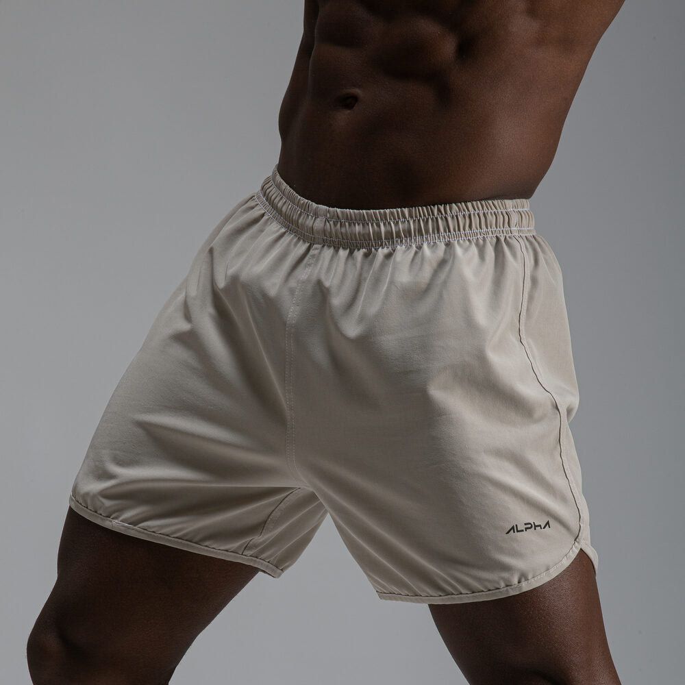 Short Corrida Masculino Dry Fit - Caqui