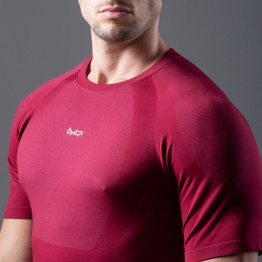 Camiseta Apex Dry New Tenacity Vinho - Sem Costura