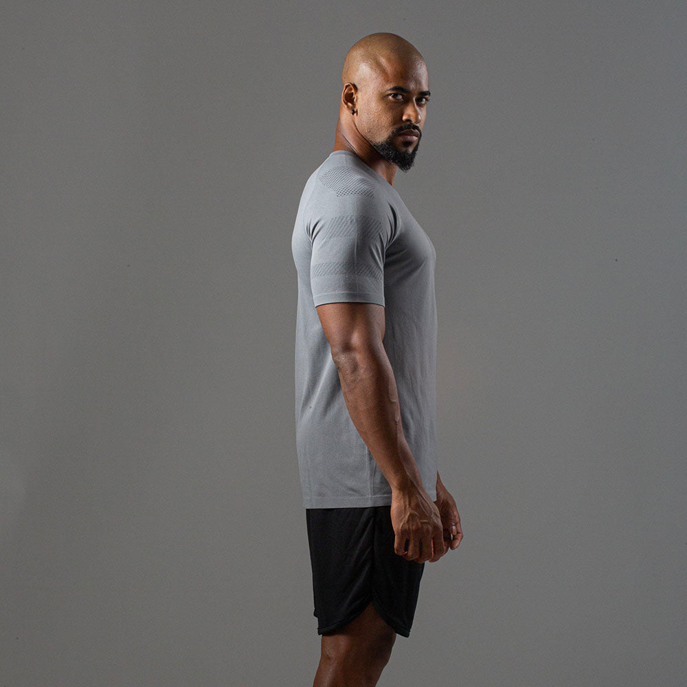 Camiseta Apex Dry Line Lupus Cinza - Sem costura