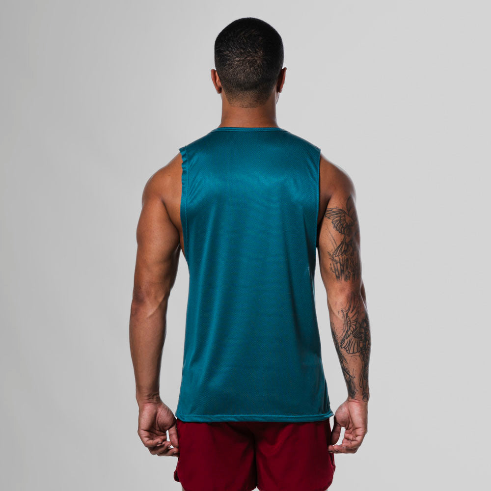 Regata Machão Dry Fit Horizon Verde Opaco