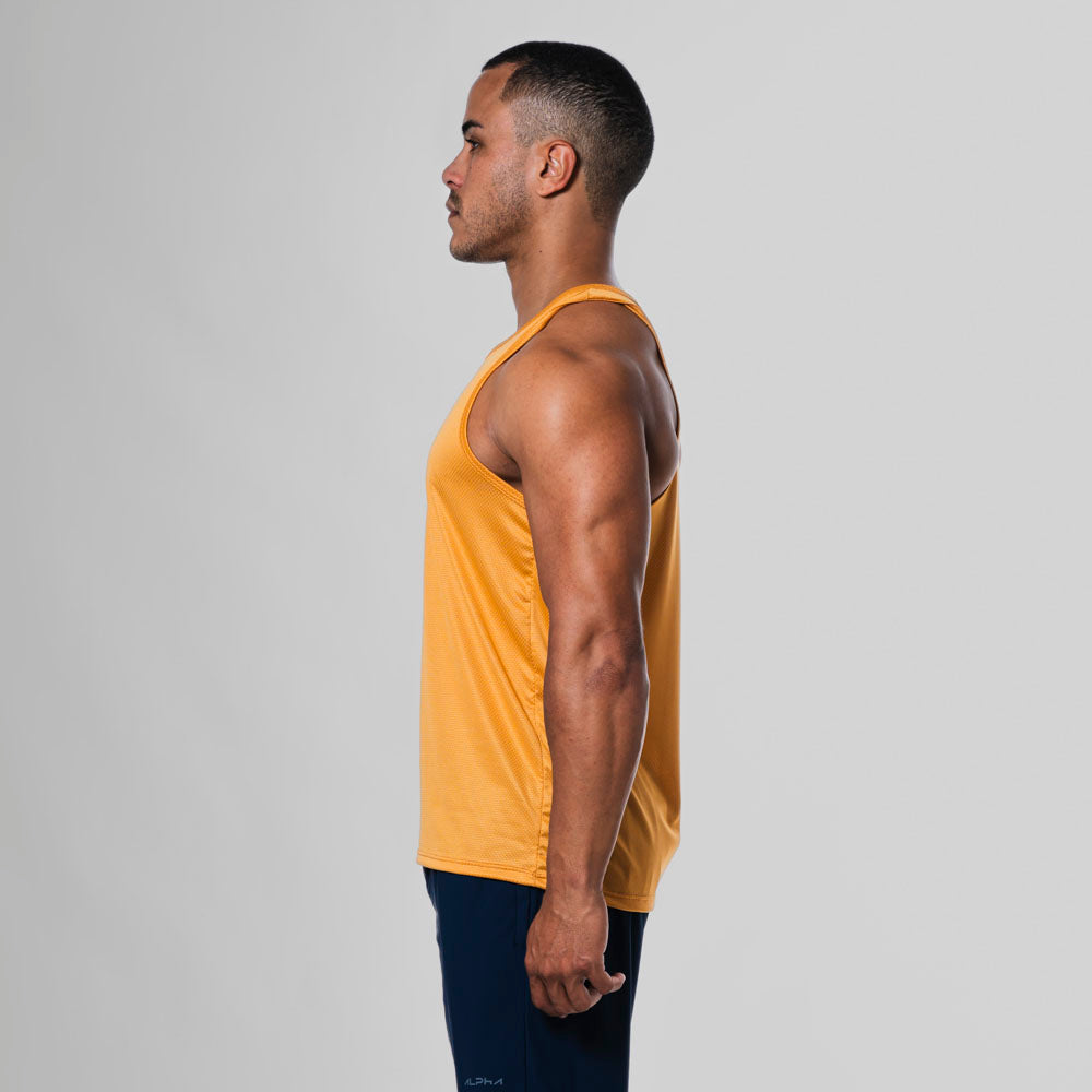 Regata Nadador Dry Fit Middle Lupus Amarelo Mostarda
