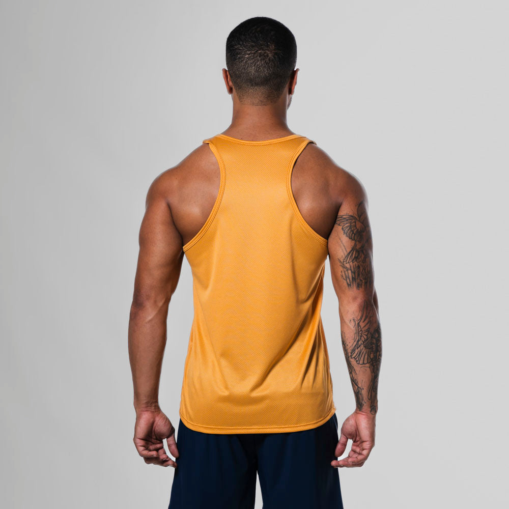 Regata Nadador Dry Fit Middle Lupus Amarelo Mostarda