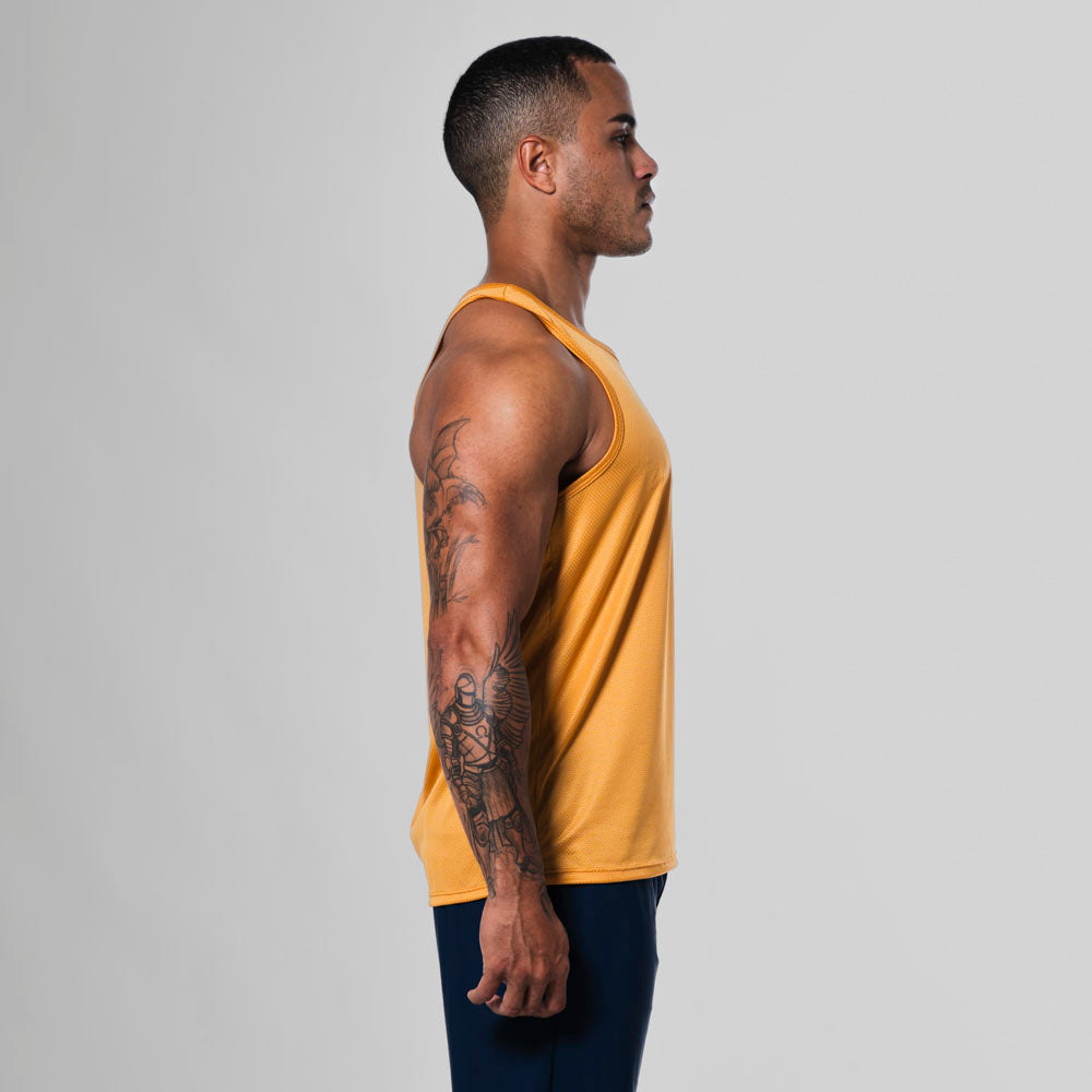 Regata Nadador Dry Fit Middle Lupus Amarelo Mostarda