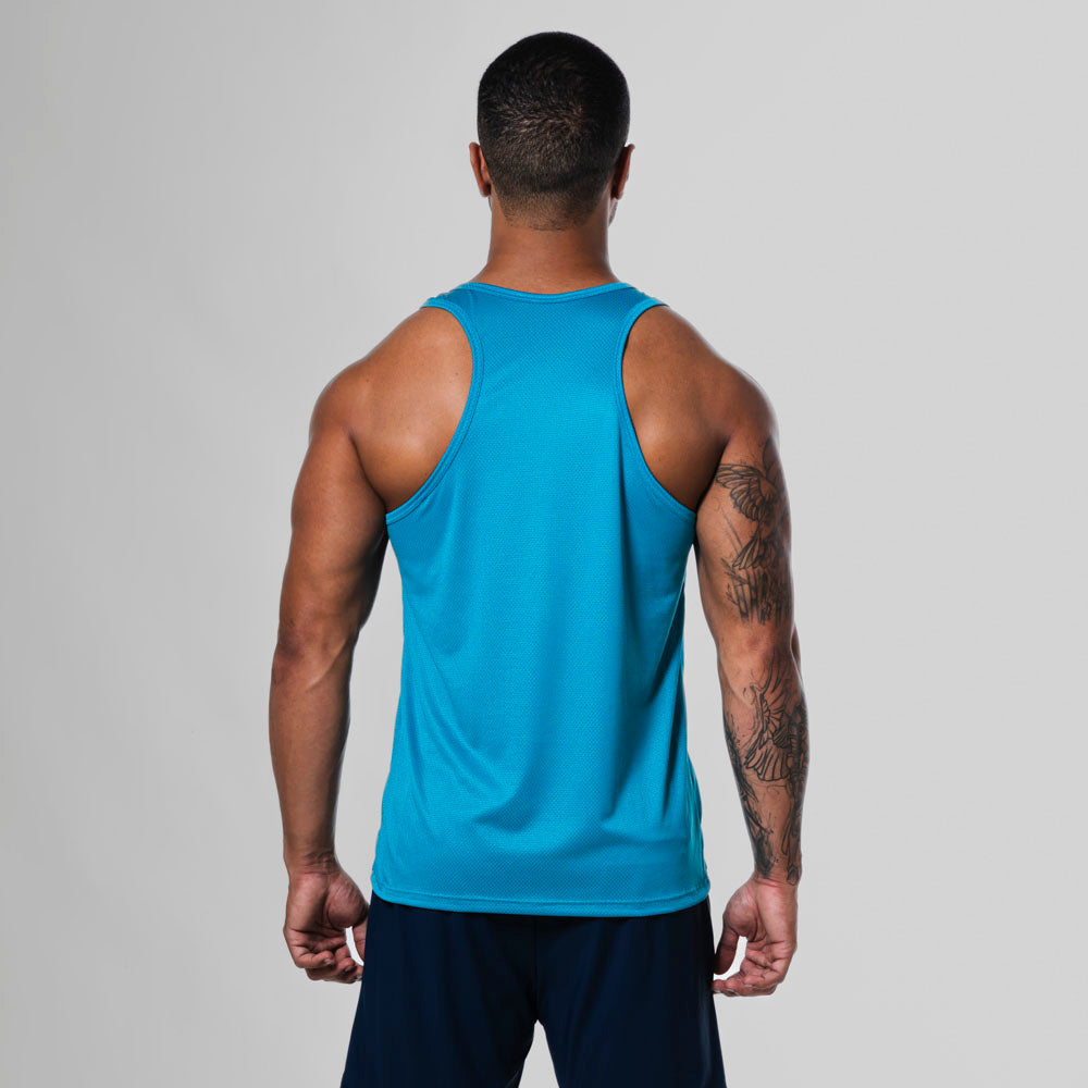 Regata Nadador Dry Fit Middle Lupus Azul Pacifico