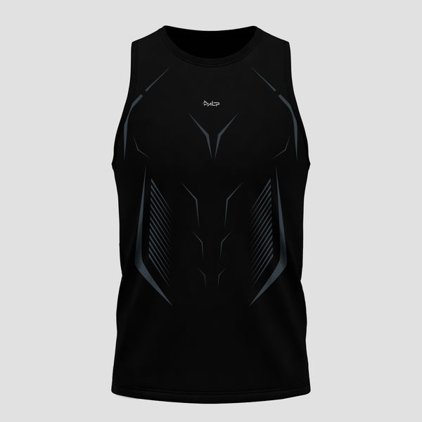 Regata Apex Dry Tank Preto - Sem Costura