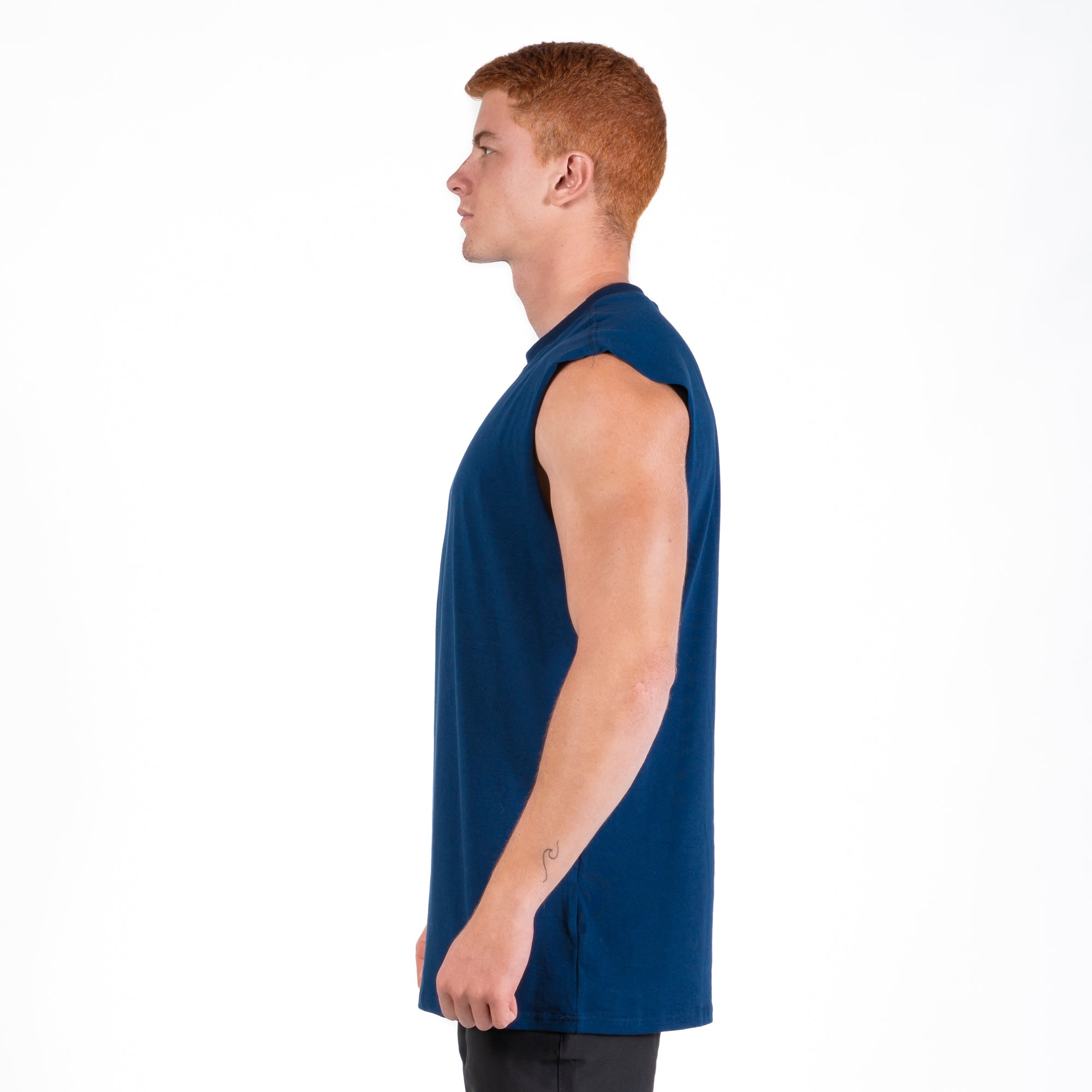 Regata Machão Oversized Legacy Azul Marinho