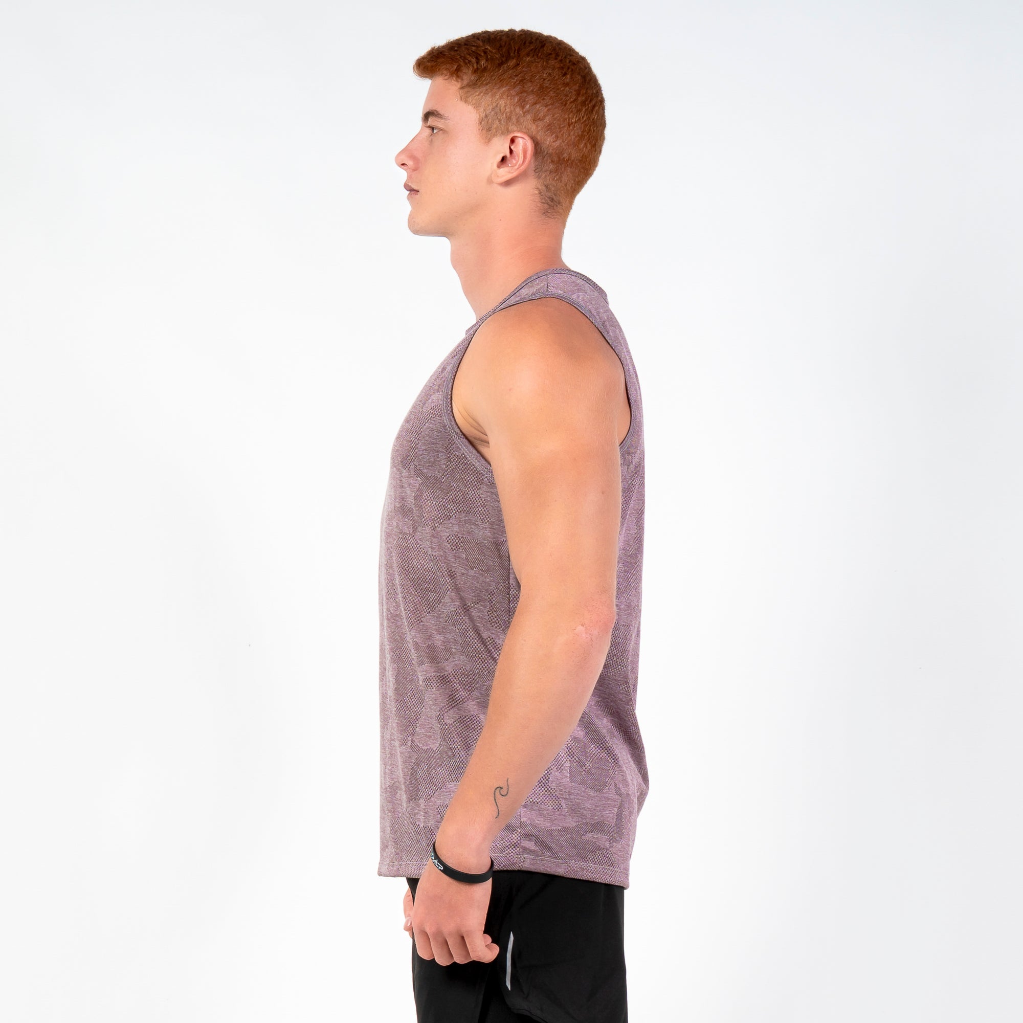 Regata Machão Dry Fit Camuflada Middle Lupus Lilás